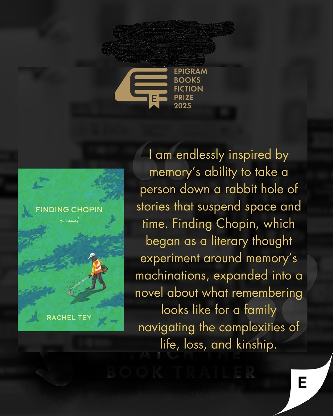 Watch the book trailer for 𝘍𝘪𝘯𝘥𝘪𝘯𝘨 𝘊𝘩𝘰𝘱𝘪𝘯 by Rachel Tey @rapunzelinparis that was s