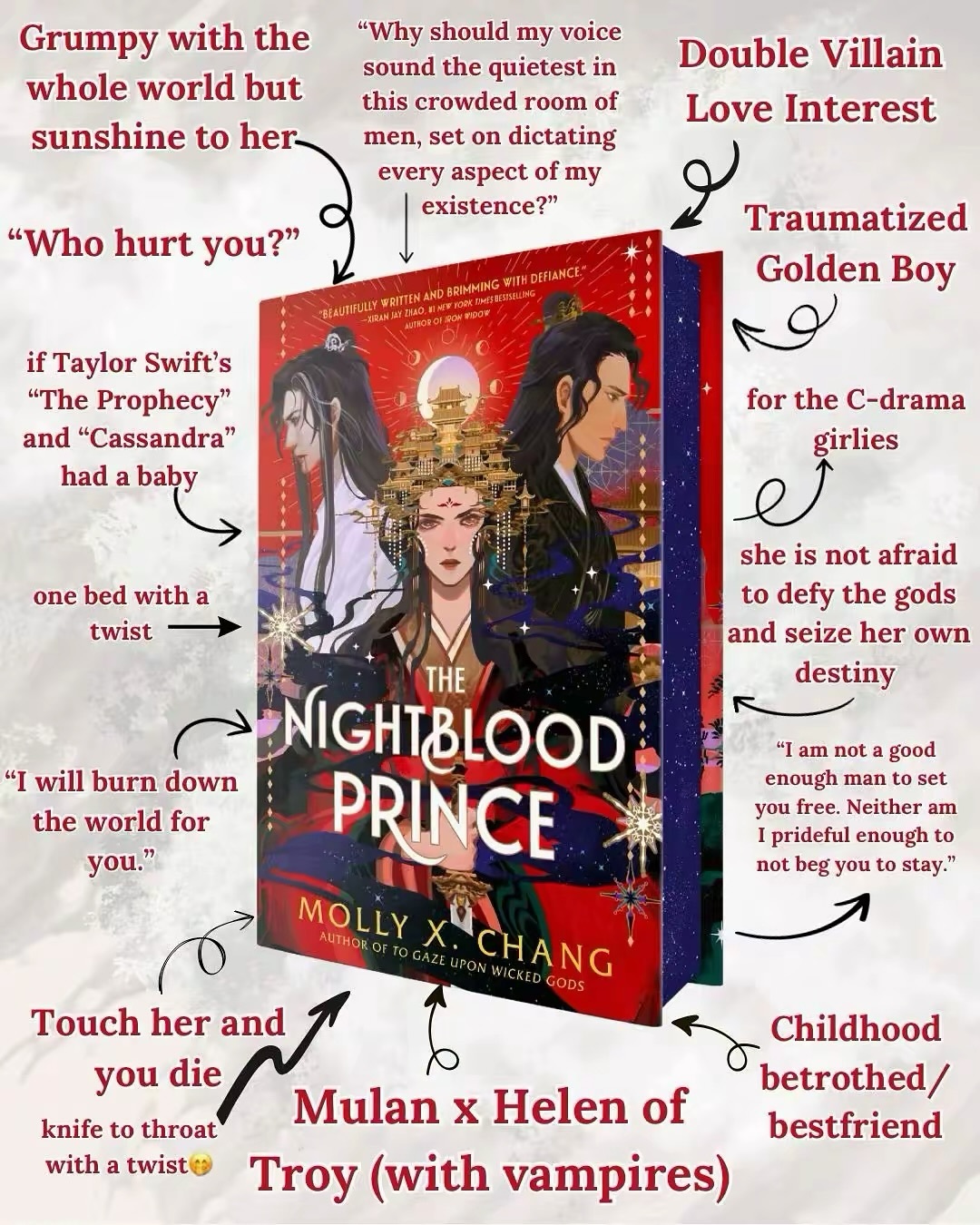 Happy almost three week birthday to The Nightblood Prince🤭 since the [redacted] edition is goin