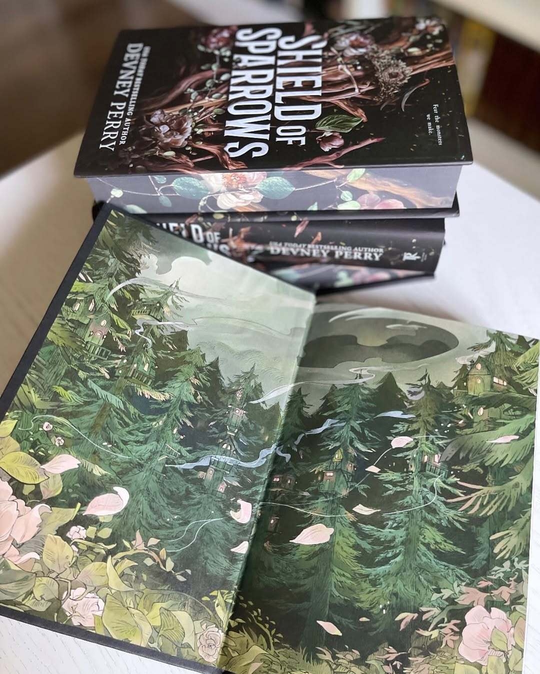 My favorite part of the Shield of Sparrows hardcover are all of the beautiful details like these