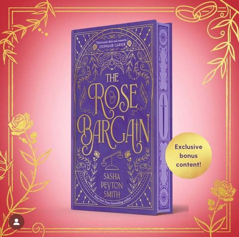 I’m so excited to share that the UK publisher of The Rose Bargain has created a stunning special