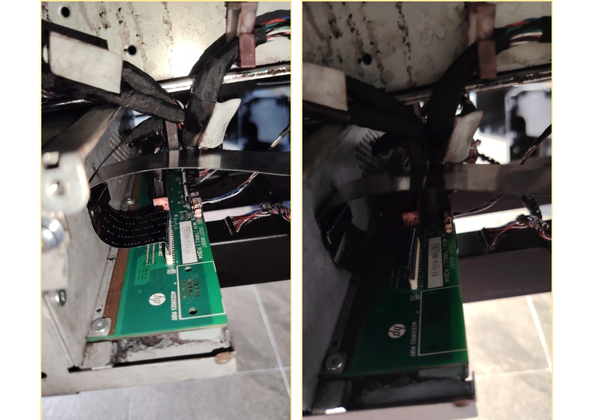 Engineer Cleaning Contaminated Parts