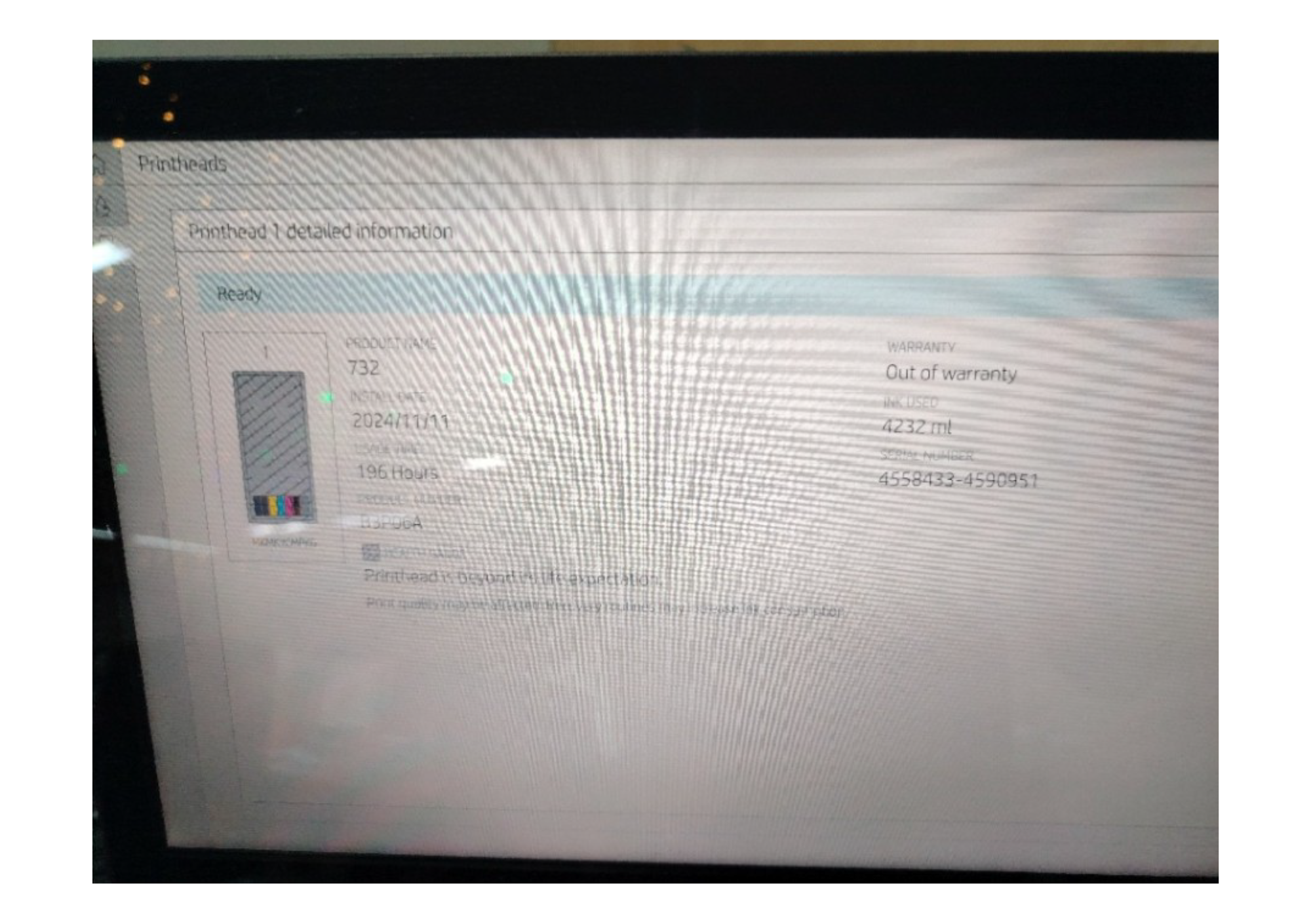 Engineer Replacing Cutter Module