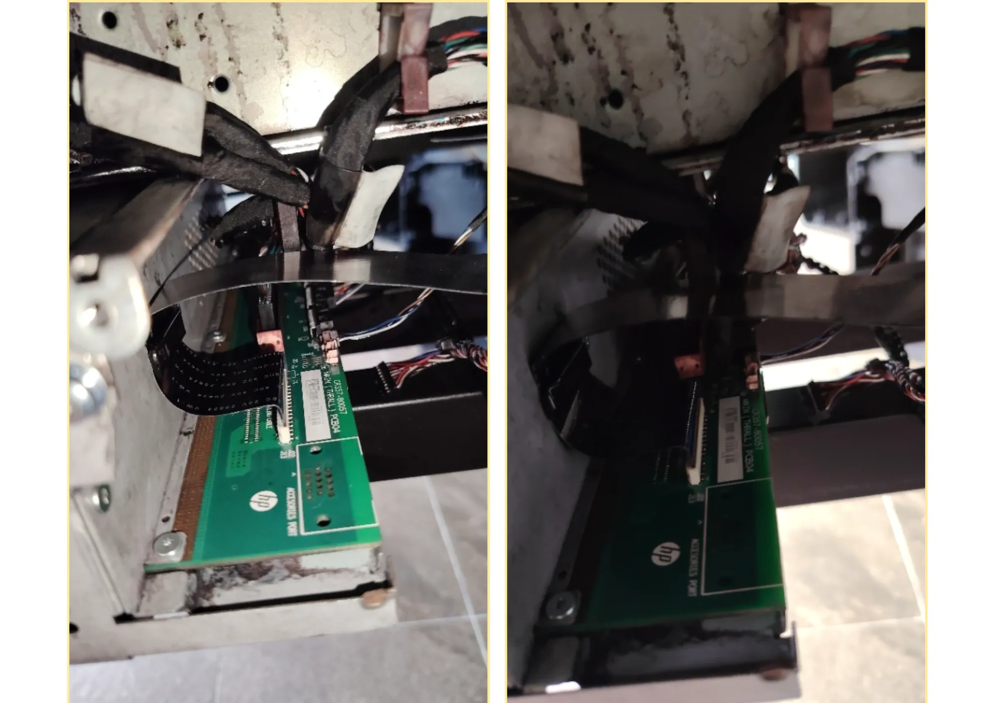 Engineer Cleaning Contaminated Parts