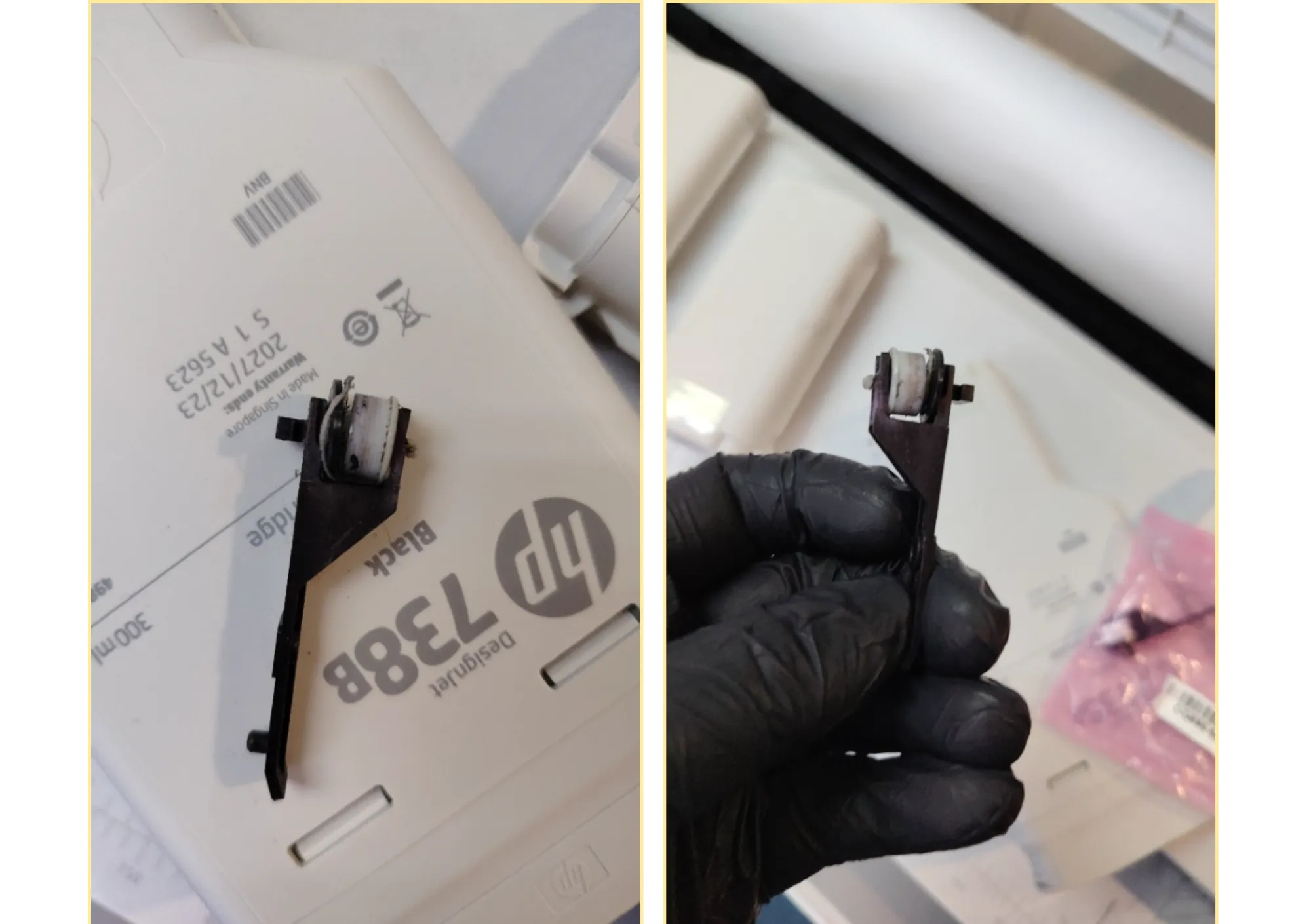 HP DesignJet T950 MFP Broken Belt Pulley