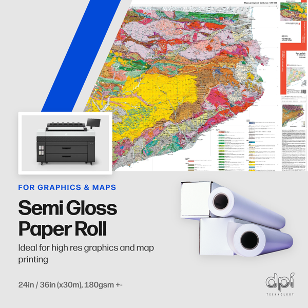 24" Semi Gloss Photo Paper