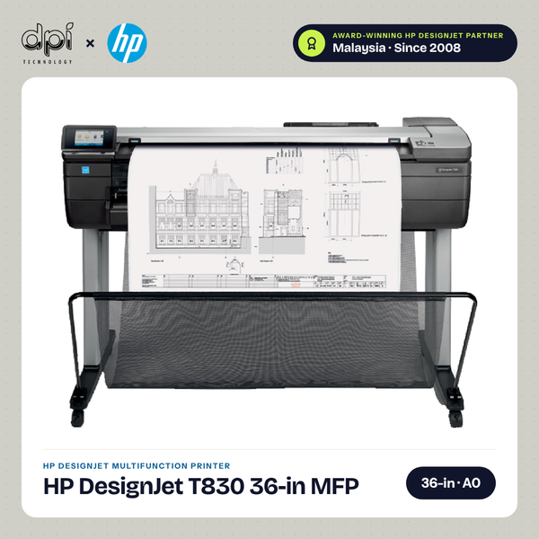 [Refurbish] HP DesignJet T830 36in Multifunction Printer