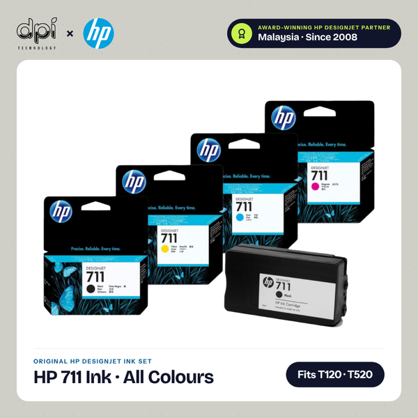 HP 711 DesignJet Ink (4 Months Short Expired / Open Box)