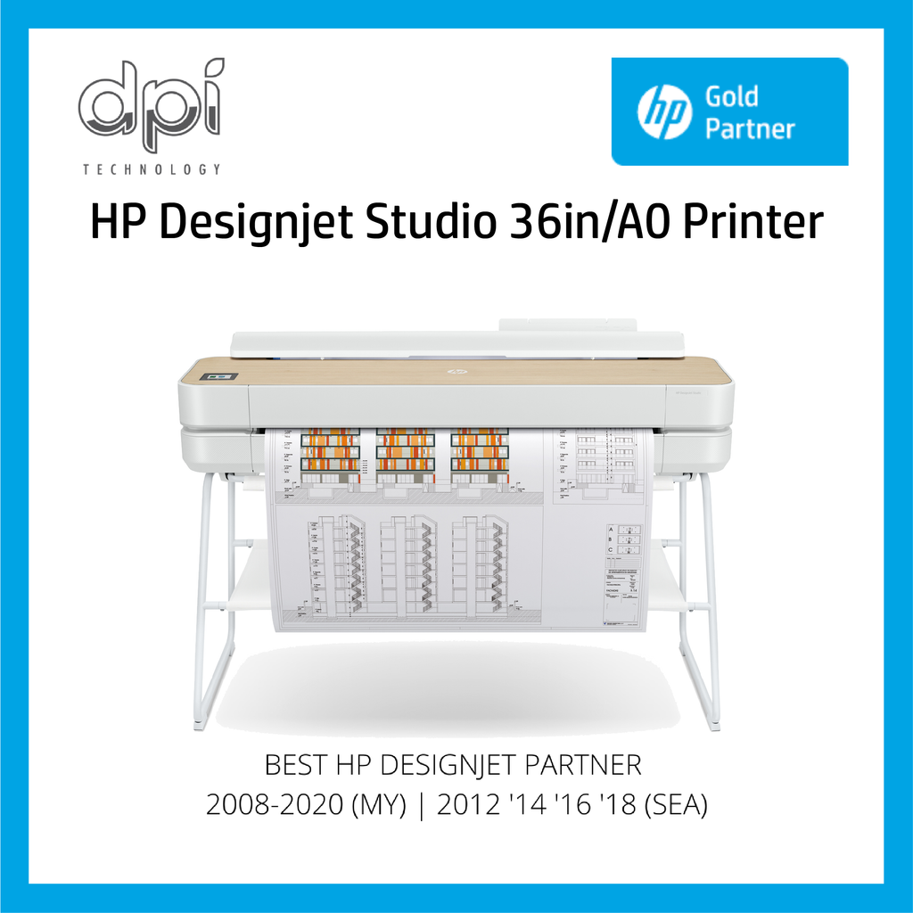 HP Designjet Studio 36in Printer (5HB14A)