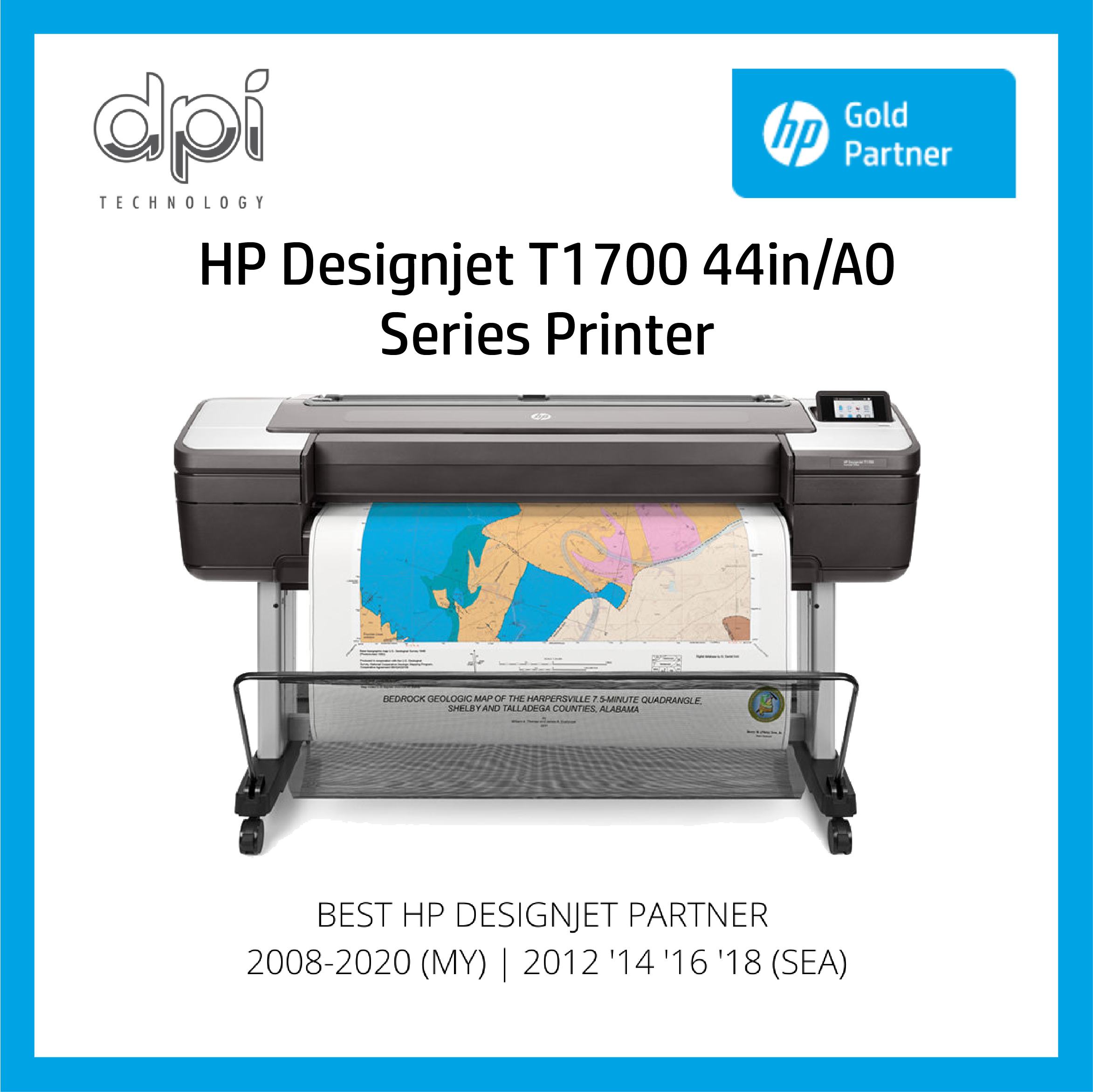 HP Designjet T1700 Series Printer – HP Designjet & Autodesk | DPI  Technology Sdn Bhd