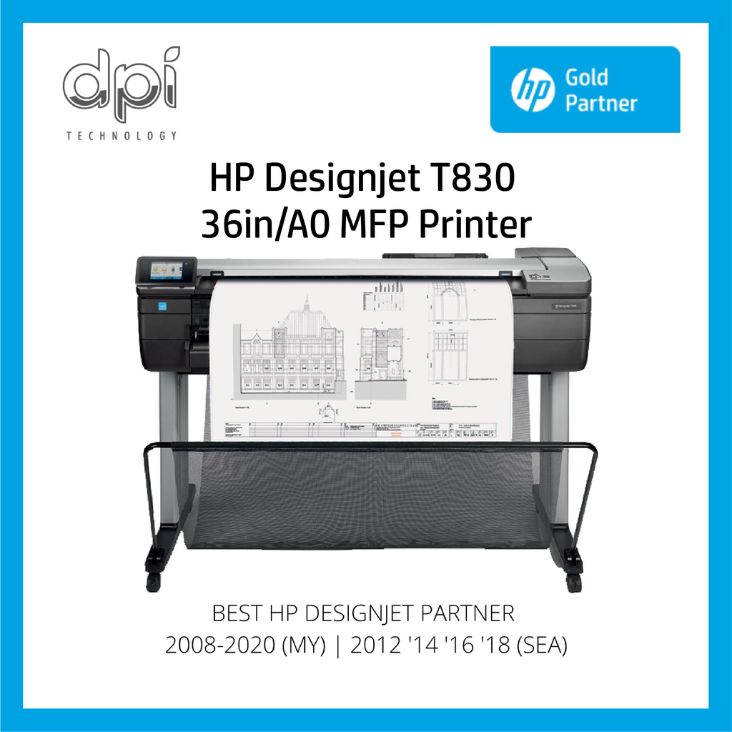 HP DesignJet T830 36in Multifunction Printer