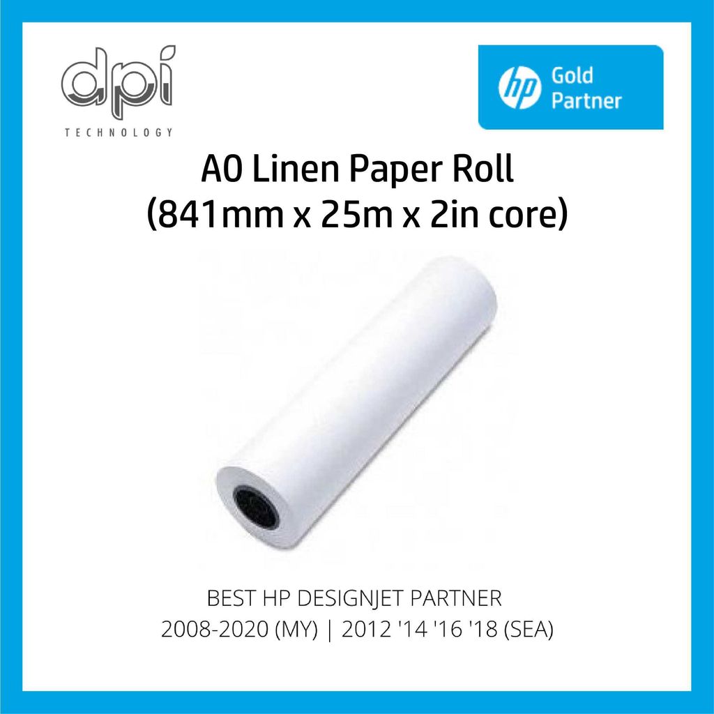 A0 Linen Paper Roll (25 meter)