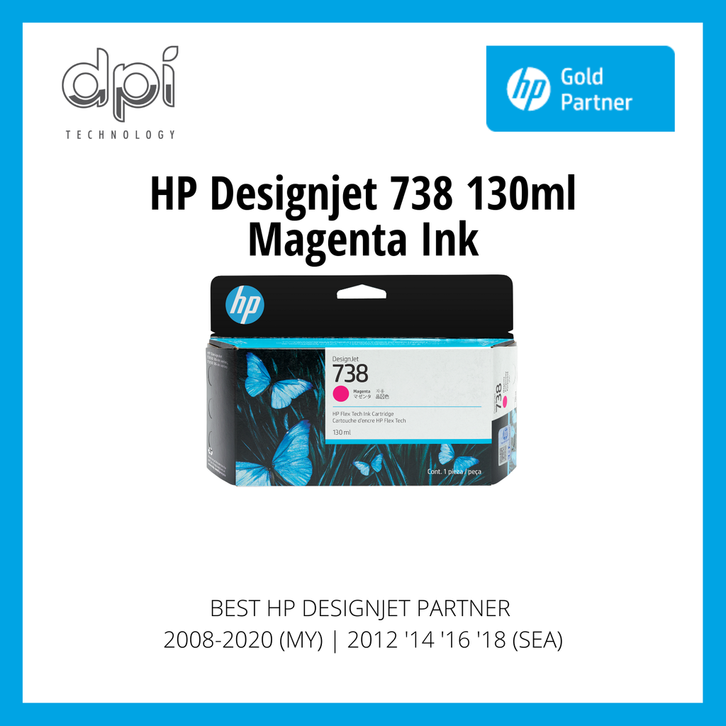 HP Designjet T850 / T950 Printer 130ml Magenta Ink