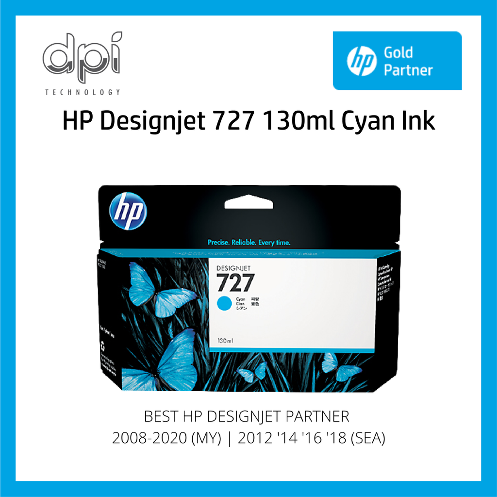 HP Designjet T920 / T1500 / T2500 / T930 / T1530 / T2530 Printer Cyan Ink