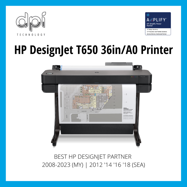 HP DesignJet T650 A0 Printer