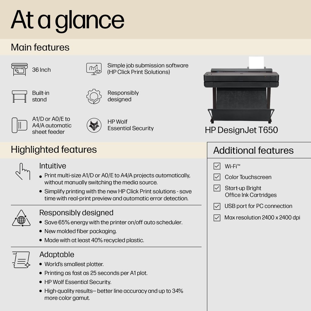 HP DesignJet T650 2025NE at glance_5_M2838241