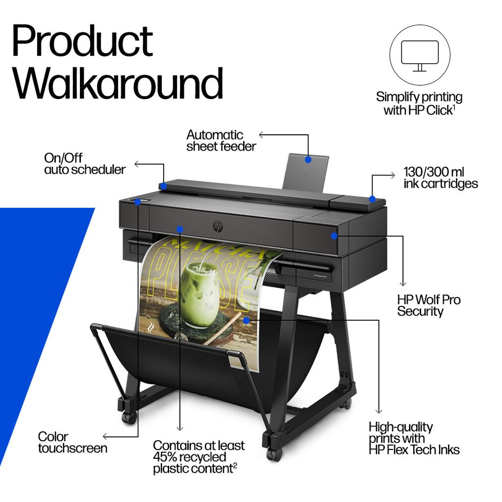 HP DesignJet T870 Printer - eTail ATF Product Walkaround_A  Mobile_4931509