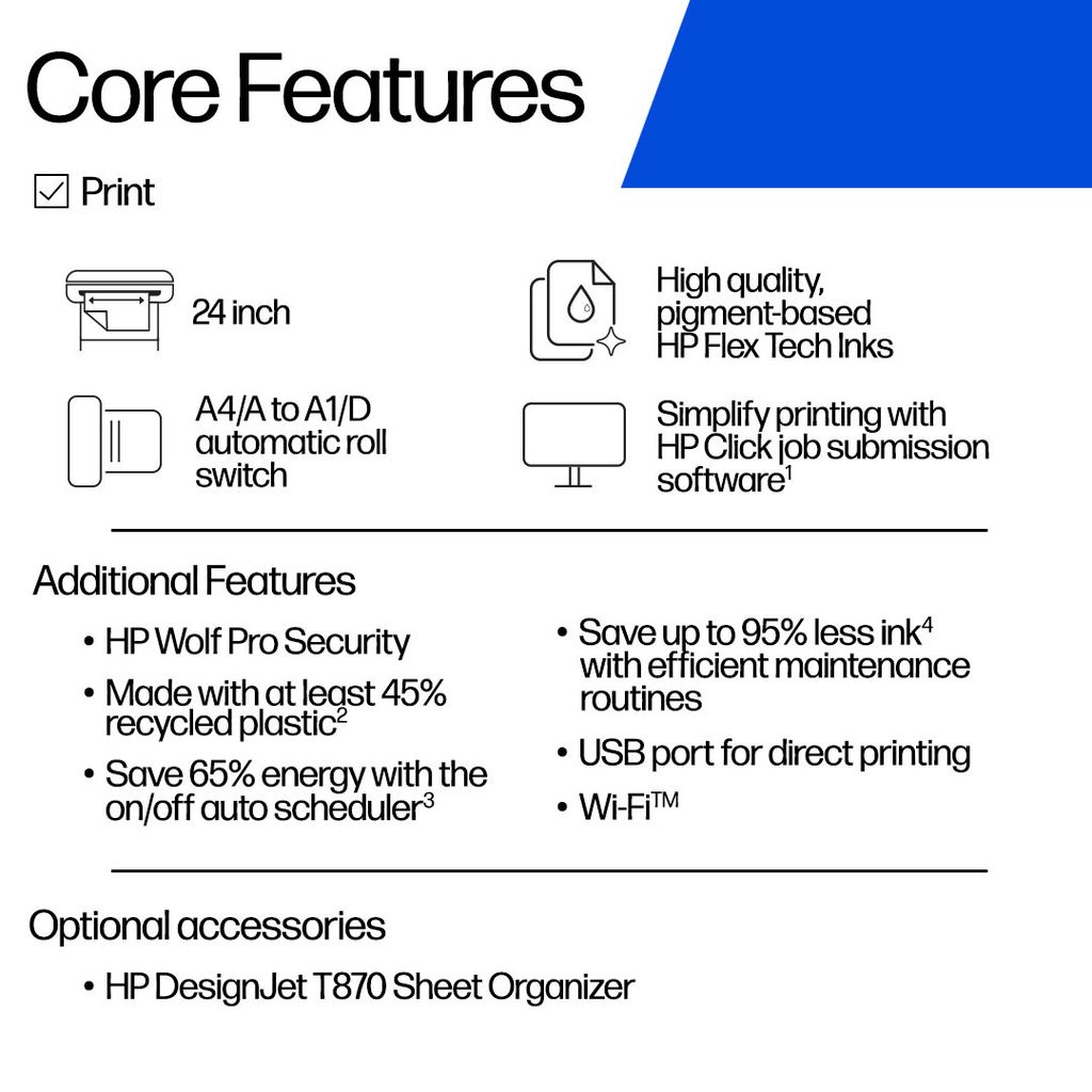 HP DesignJet T870 Printer - eTail ATF Core features_A  Mobile_4930855 (1)