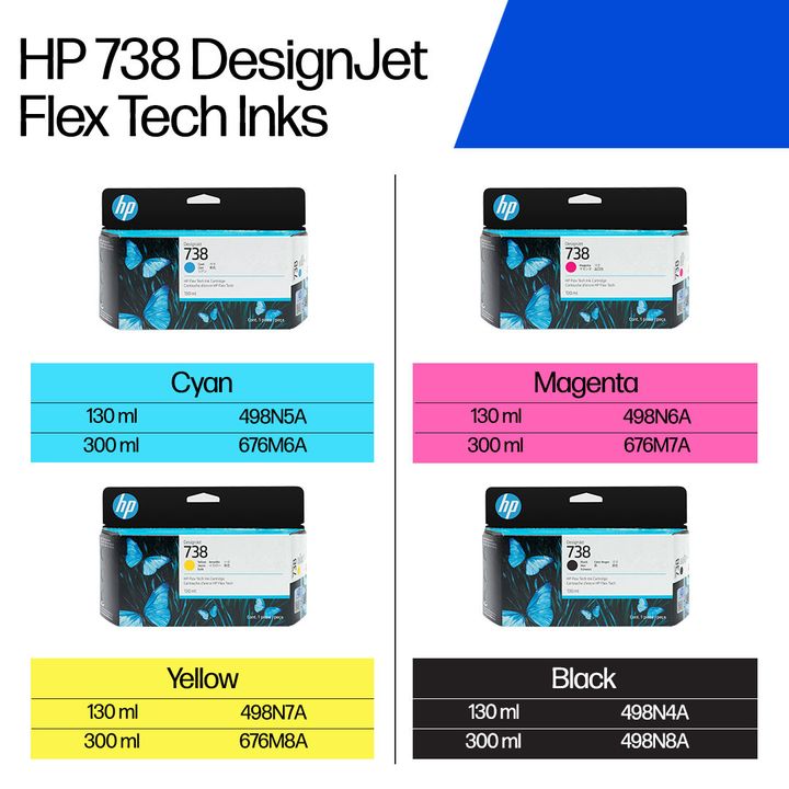 HP 738 DesignJet Ink