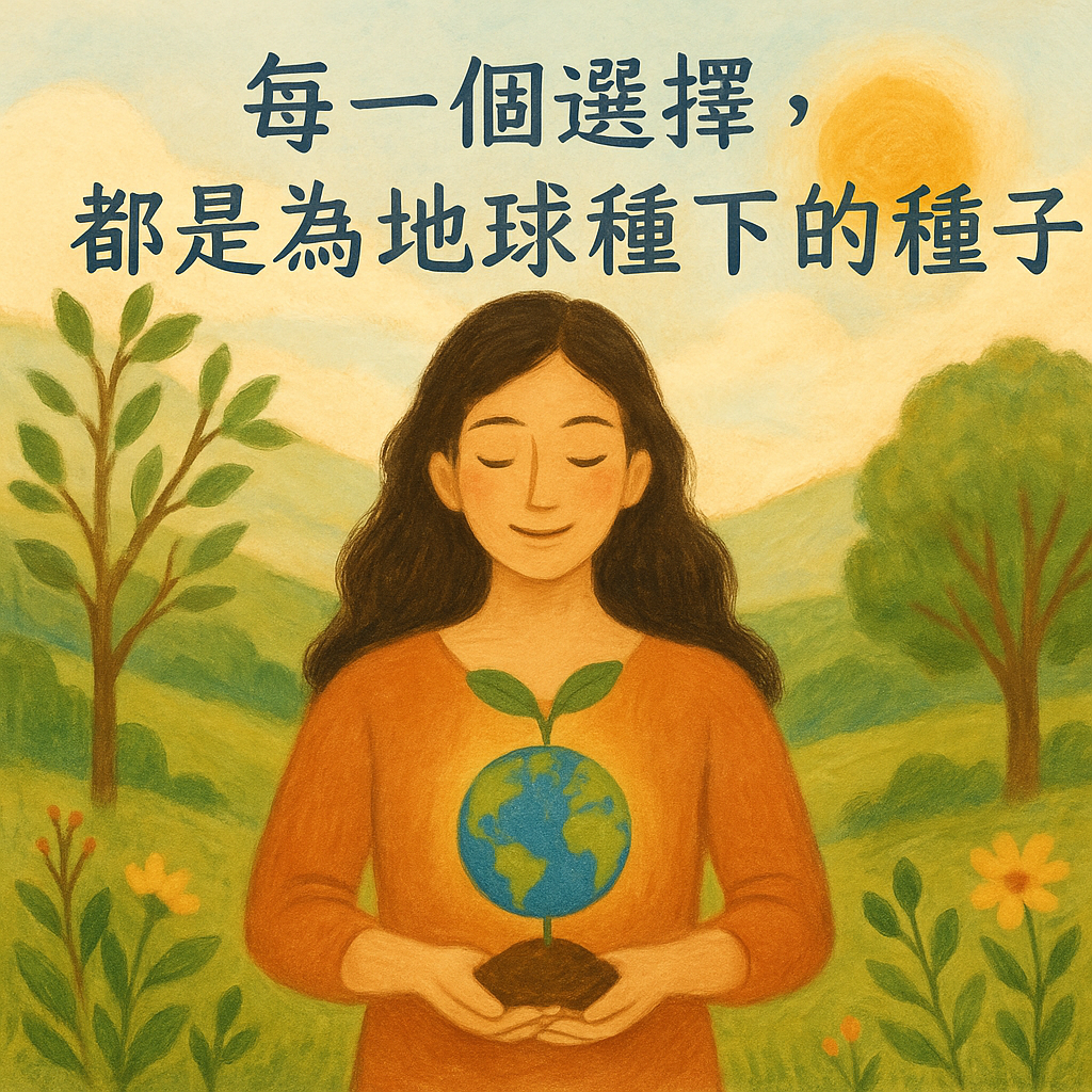 每一個選擇,都是為地球種下種子