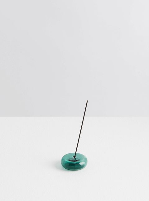 Maison Balzac_Le Galet_Glass Pebble_Incense Holder_Teal_1.jpg