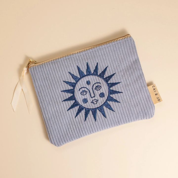 Corduroy Pouch in Seafoam Blue2 2