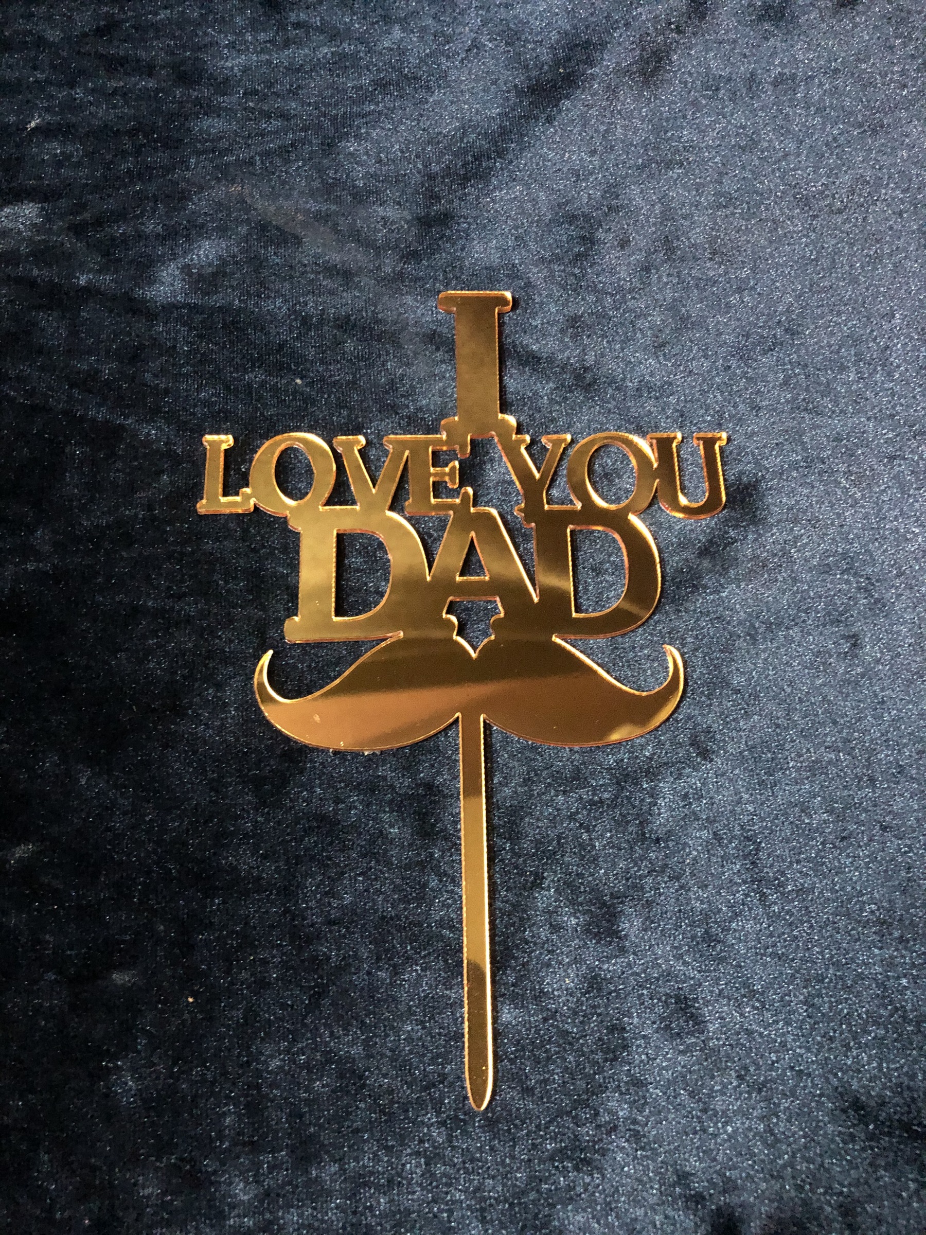 Super Dad Cake Topper - Acrylic | Laserhill Creations