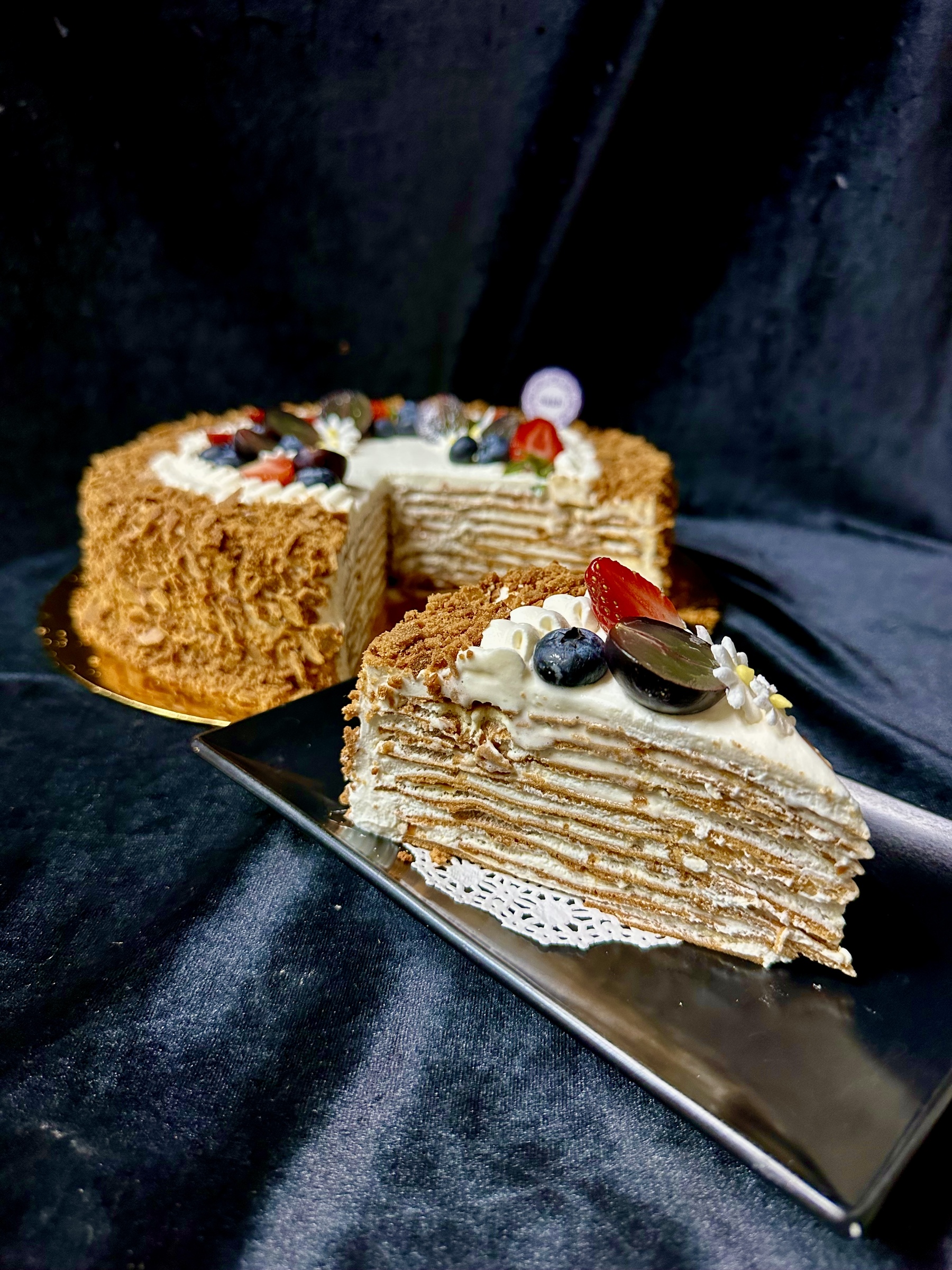 HONEY SPONGE CAKE | Moist and Delicious Cake - YouTube