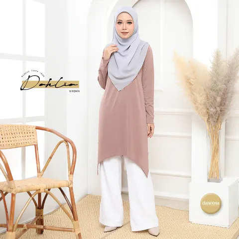 blouse tak payah gosok ironless longgar labuh long tunic muslimah (3).jpg