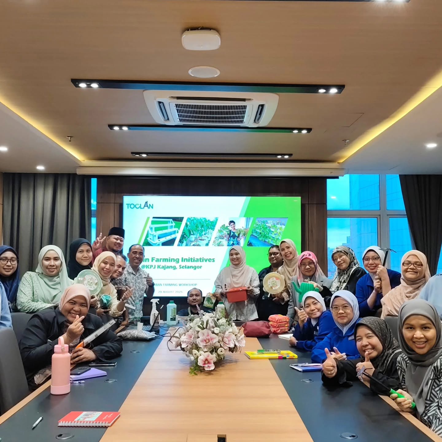Rooftop Hydroponics Farm @ KPJ Kajang