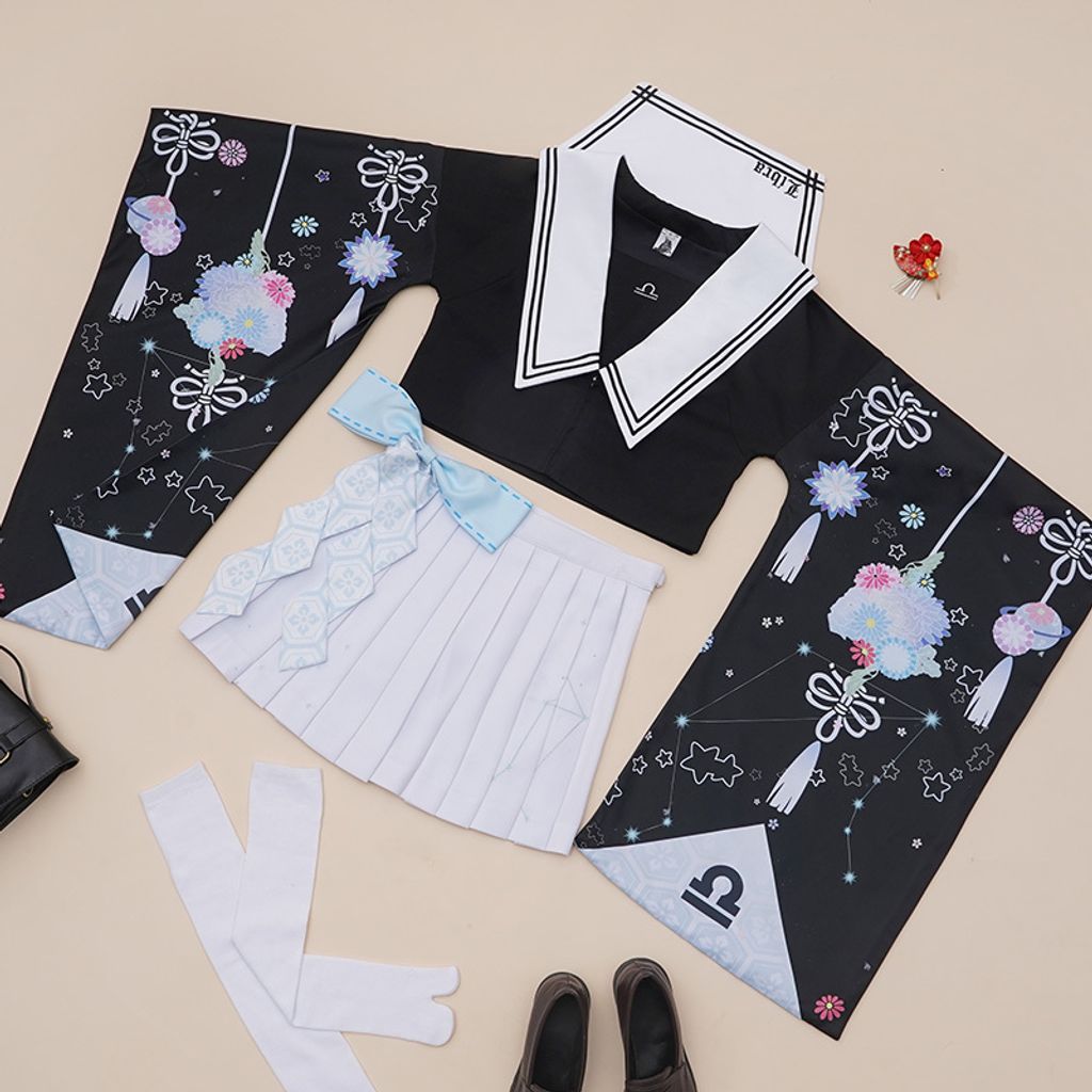 三分妄想星运少女cos服天秤座大正jk制服裙日式和风cosply服装女 Giiigiiishop