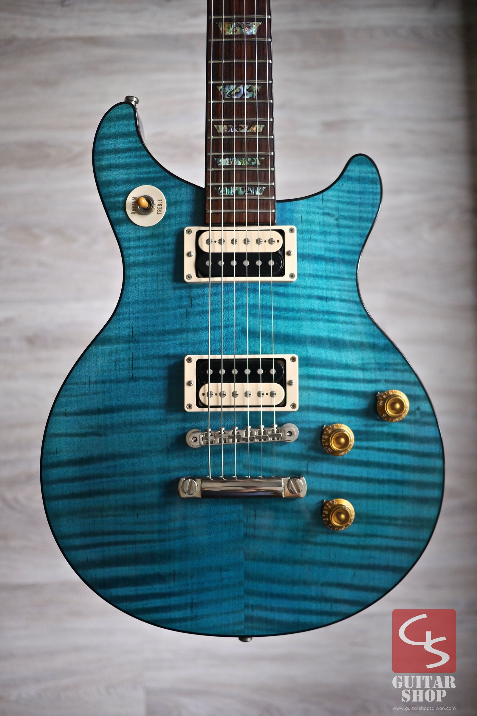 全球限量2010 Gibson Custom Shop Tak Matsumoto Aqua Blue 1st