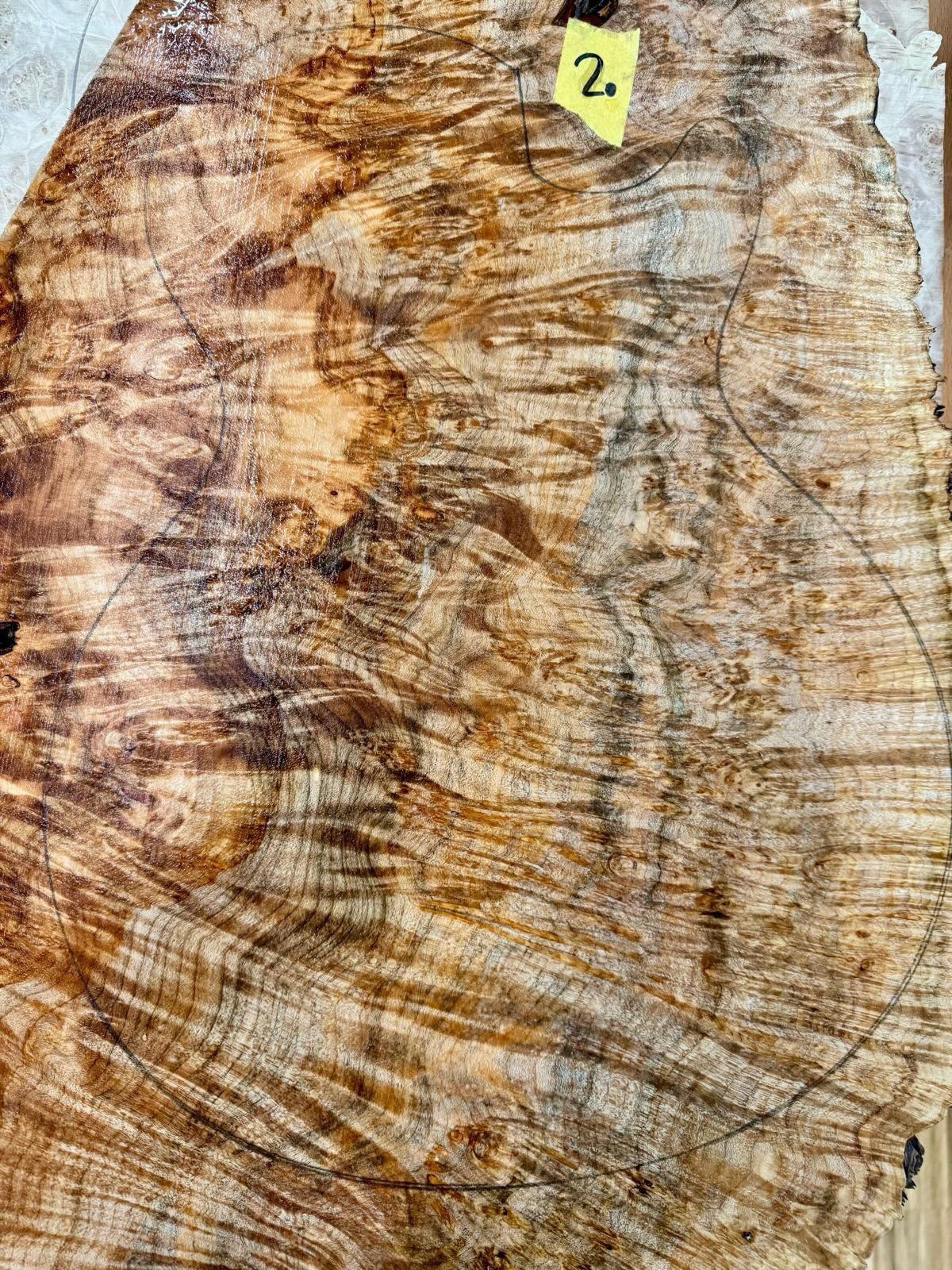 1 pc burl top #2-3