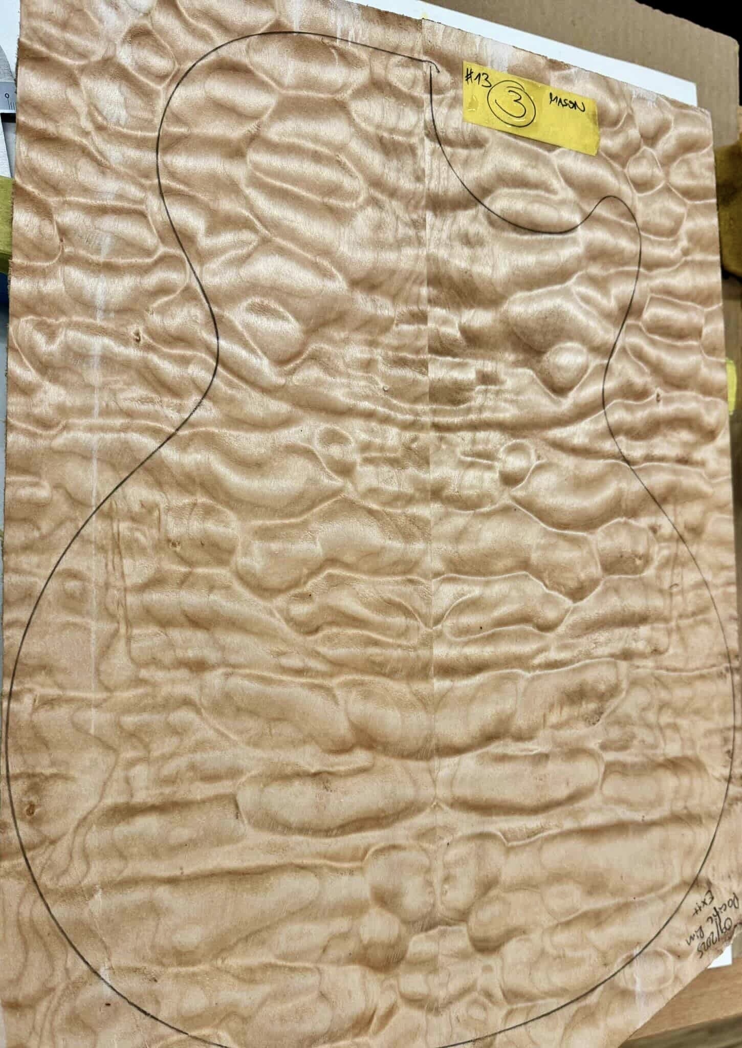 Nik Huber Quilted Maple Top #3-12026 