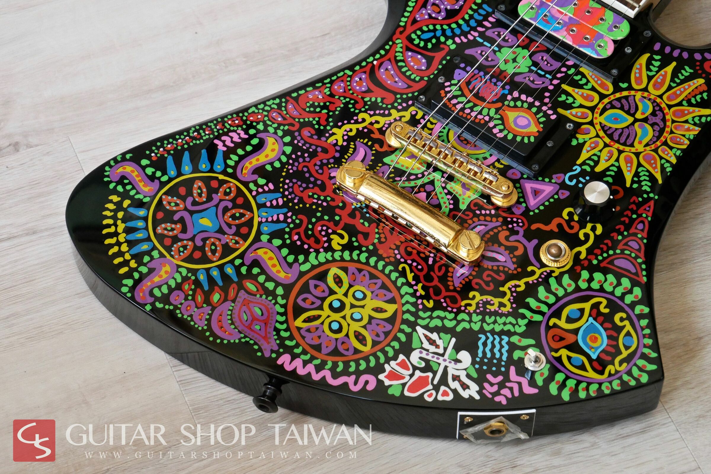 Fernandes Burny MG-145X BLK/PAINT Hide Model – Guitar Shop Taiwan