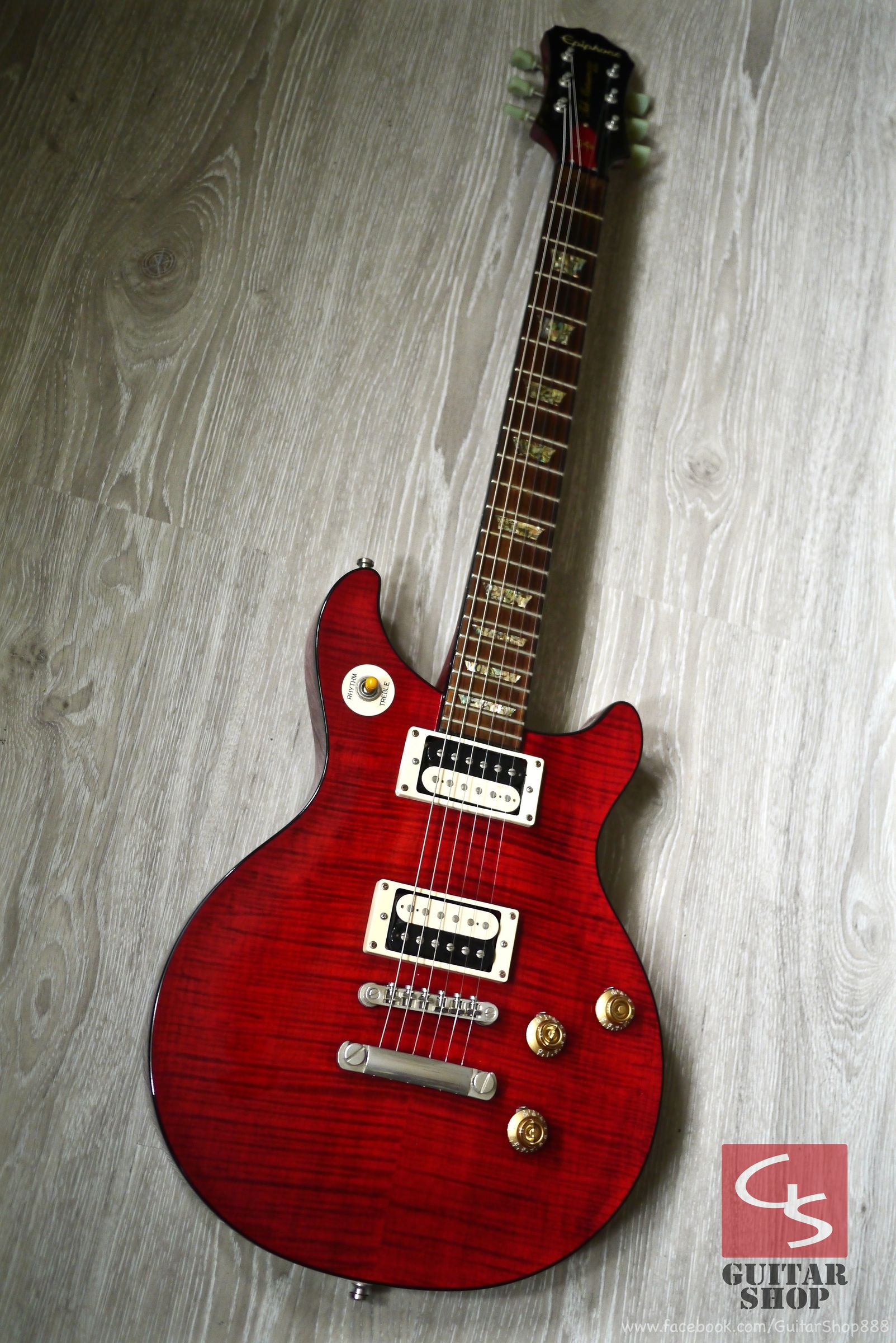 日本限定版Epiphone Tak Matsumoto DC Standard Plus Top Cherry 松本 