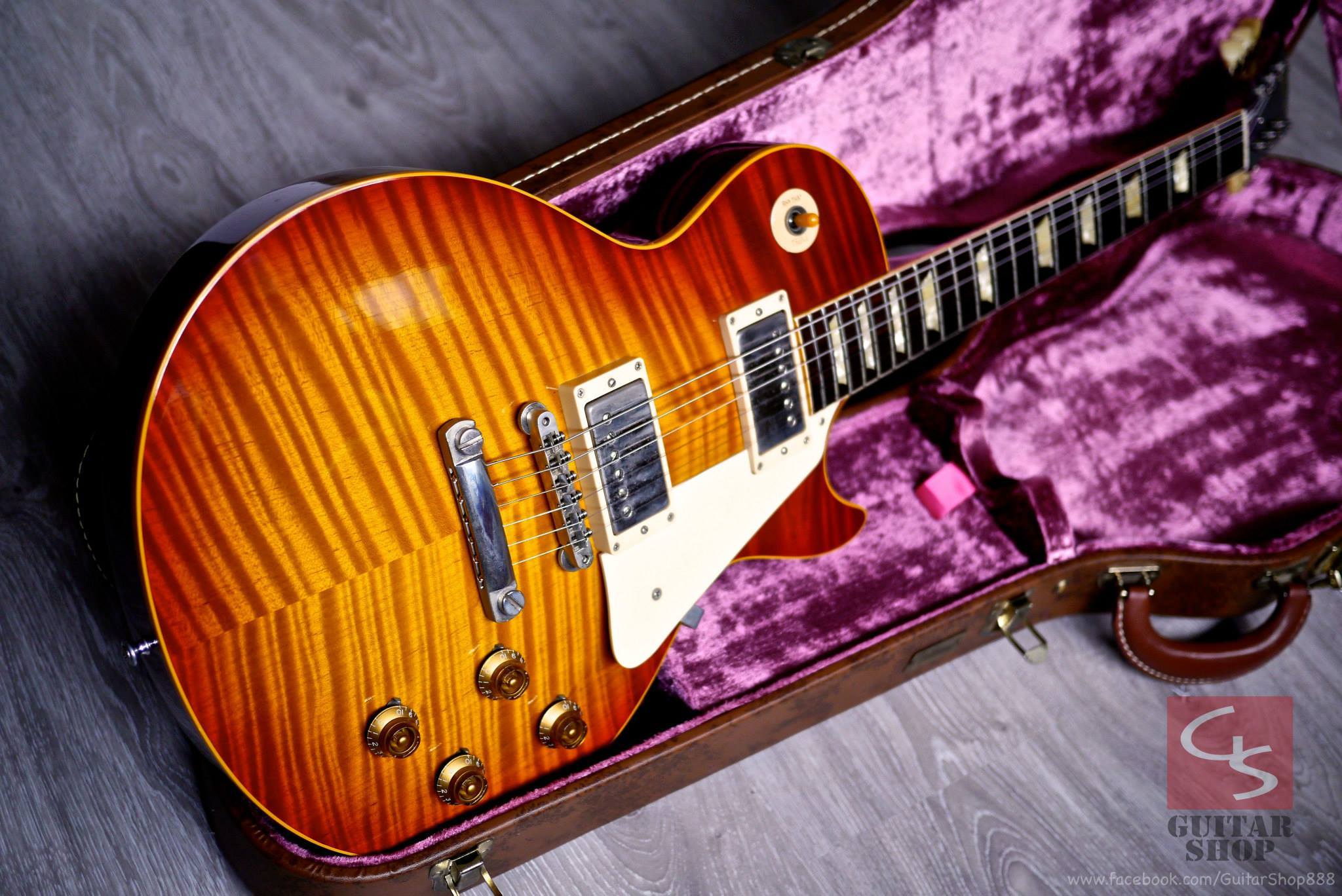 嚴選紋路2002 Gibson Custom Shop 1959 Reissue R9 with AAAAA Killer