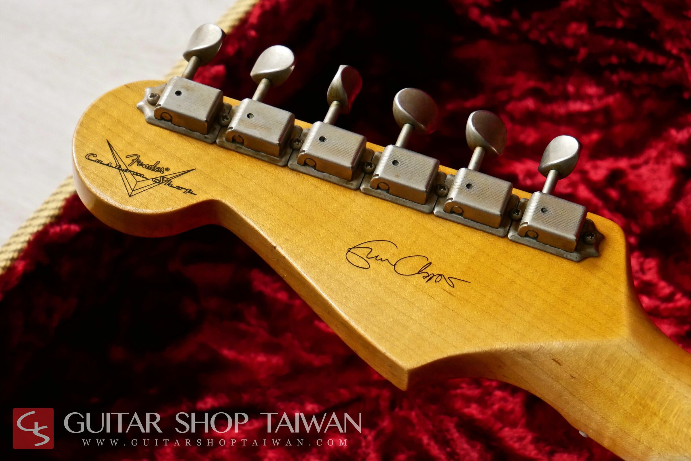 近全新2017 Fender Custom Shop Eric Clapton Signature Stratocaster Journeyman  Relic-White Blonde