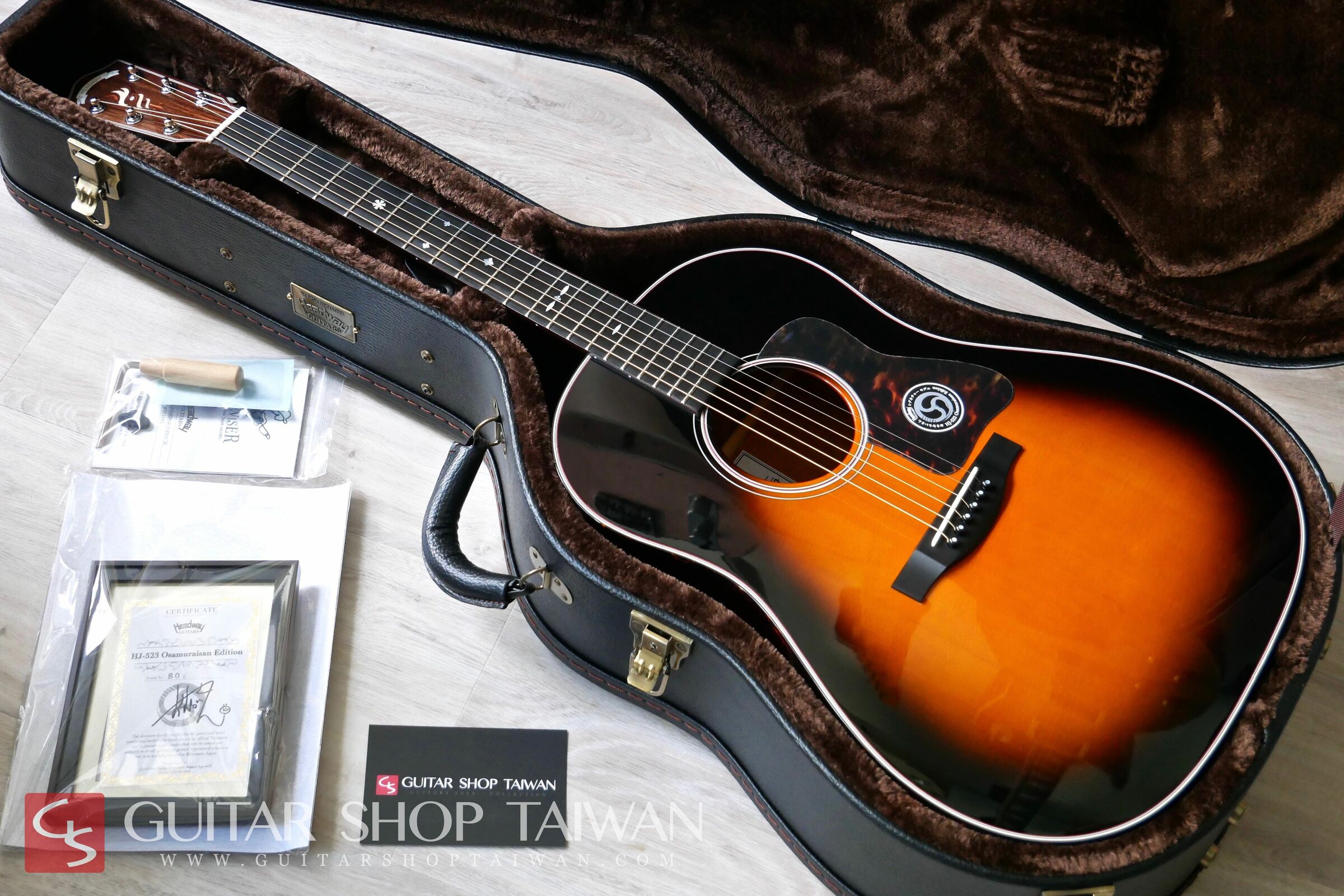 全新Headway HJ-523 Osamuraisan Edition Sunburst – Guitar Shop Taiwan