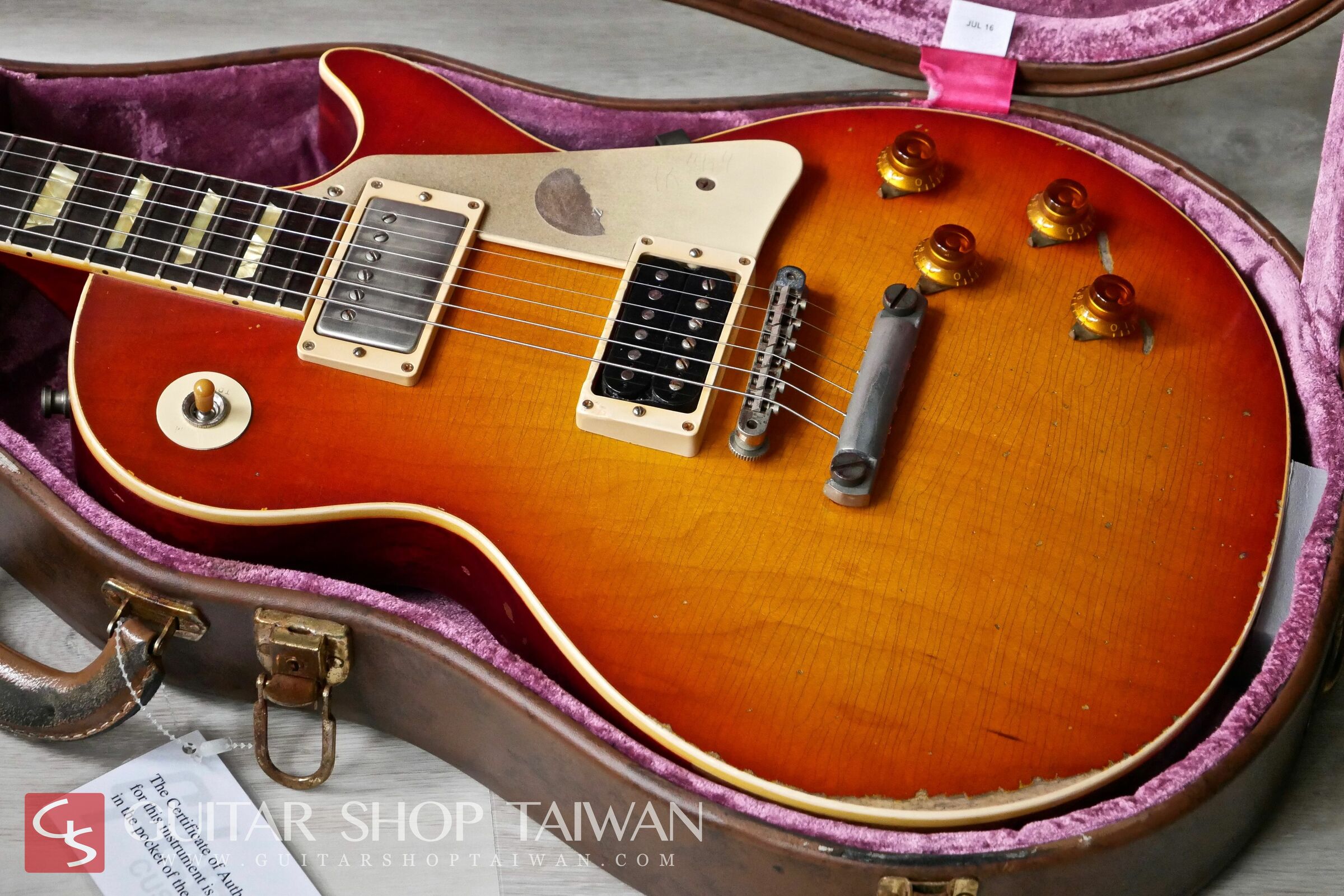夢幻逸品2017 Gibson Custom Shop Slash Les Paul 1958 Reissue “First Standard” #8  3096 Replica Aged & Signed #39
