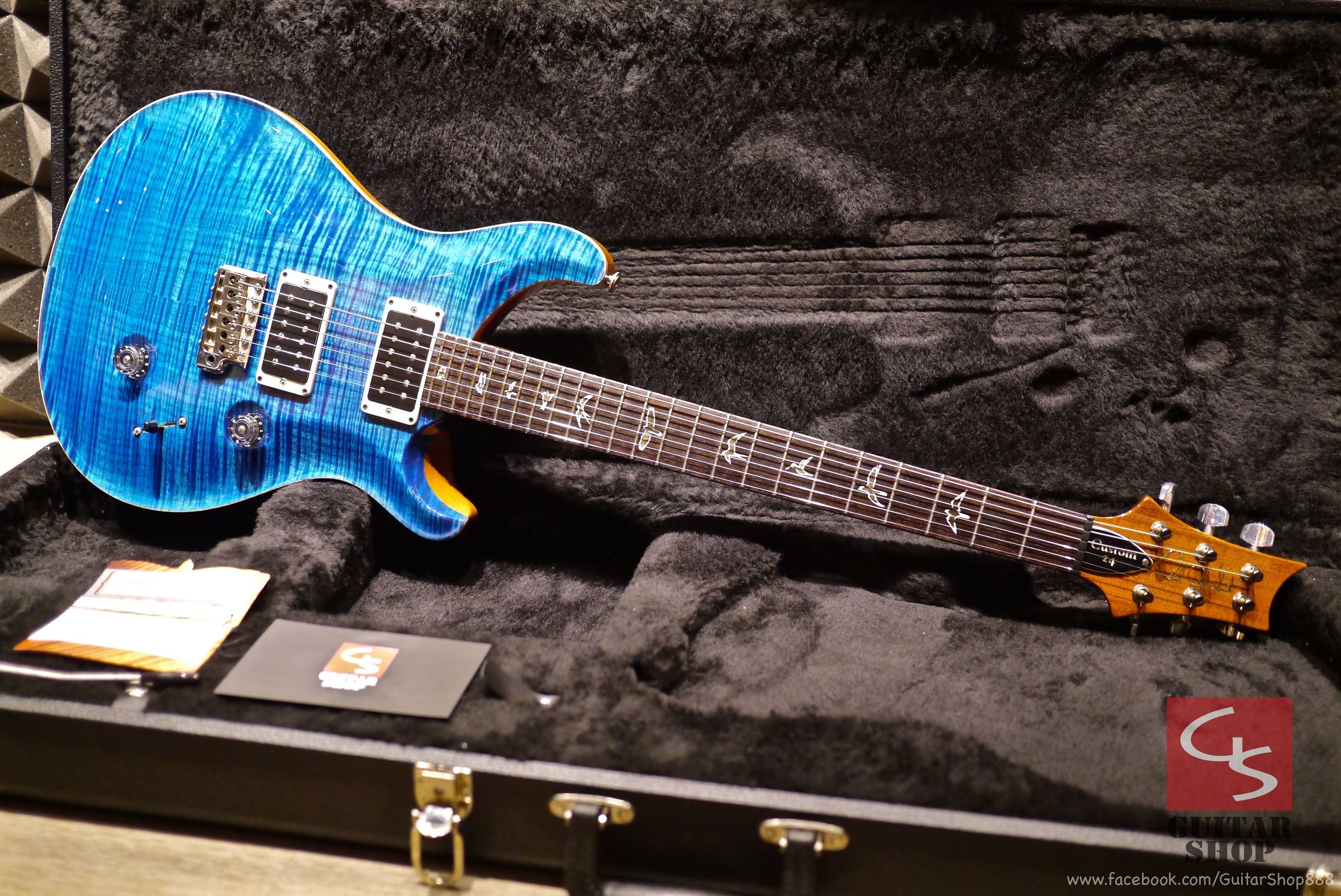 PRS Custom24 10Top ブルーマテオ - ギター