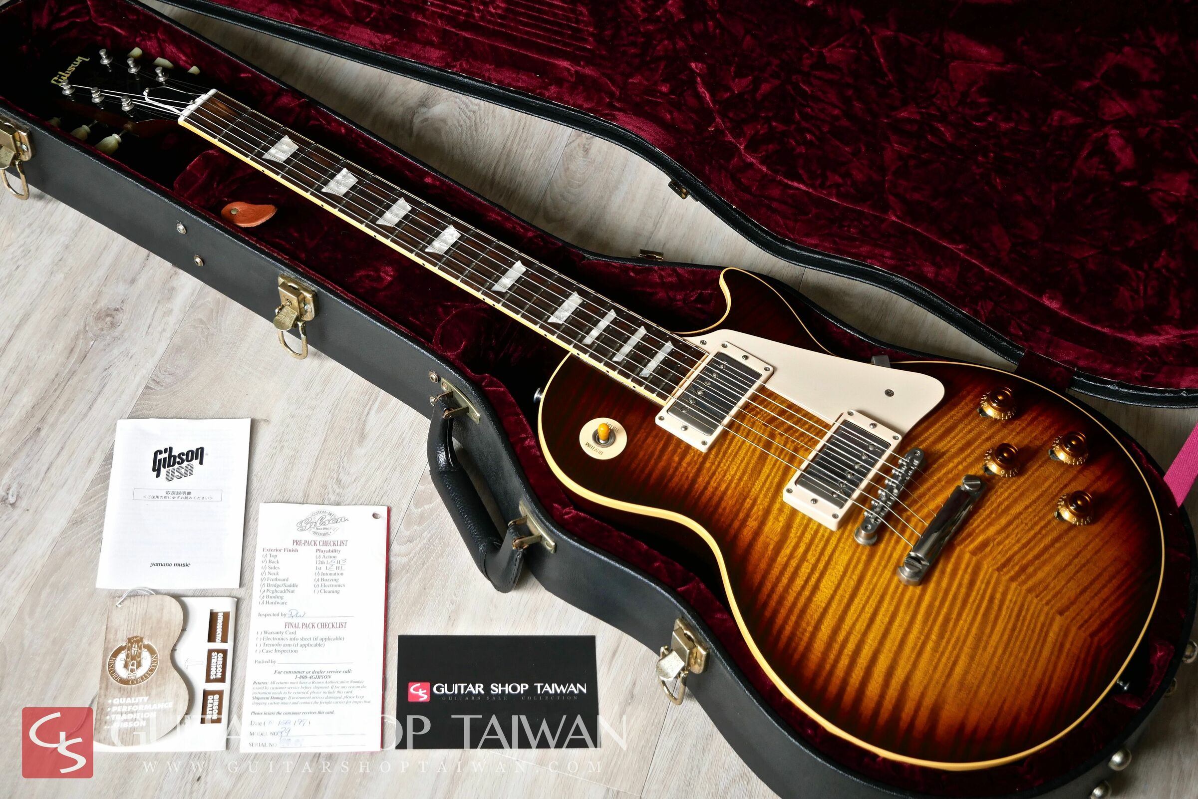 近全新1997 Gibson Custom Shop 1959 Les Paul Reissue R9 with Killer