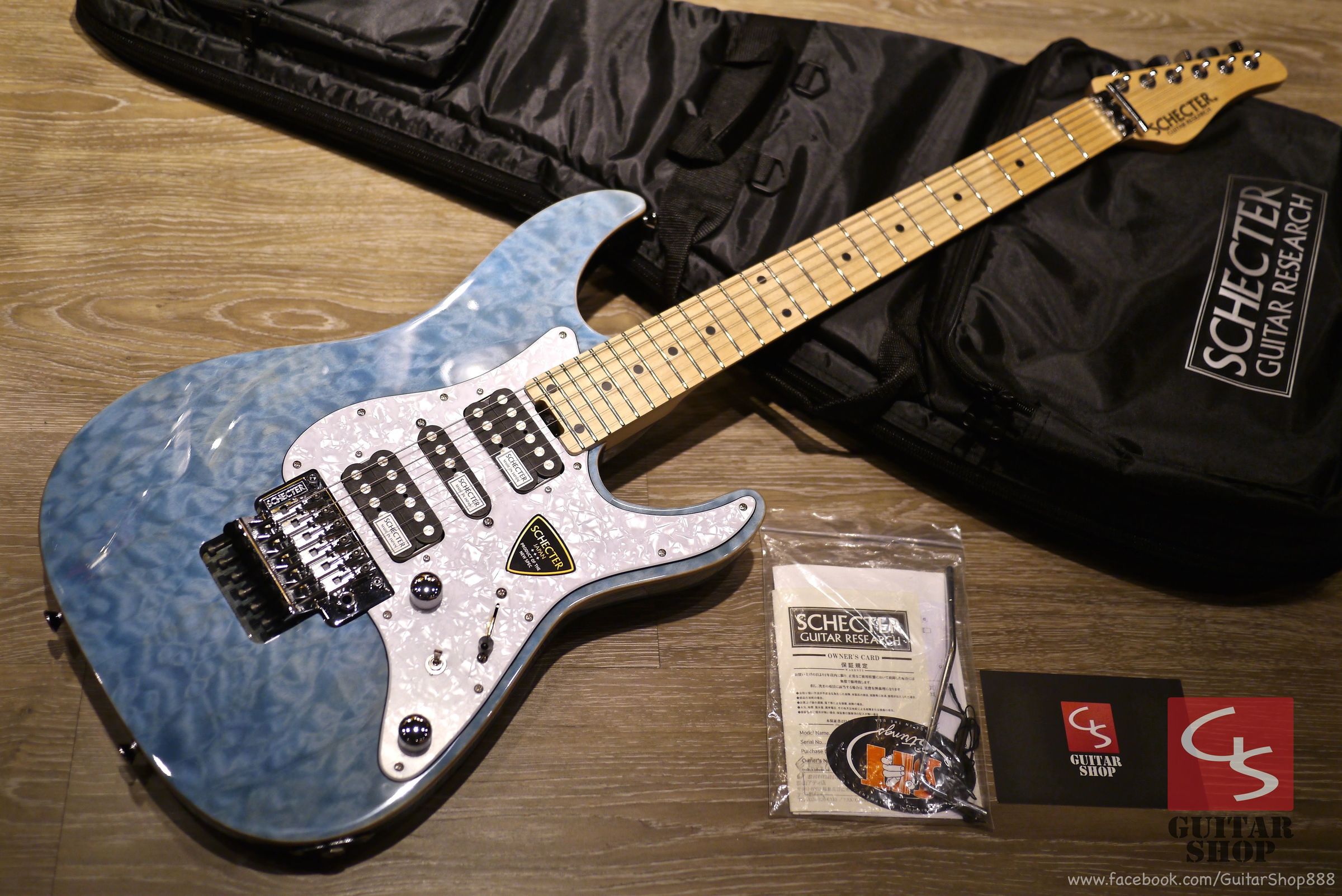 全新Schecter SD-2-24-AL Aqua Blue – Guitar Shop Taiwan
