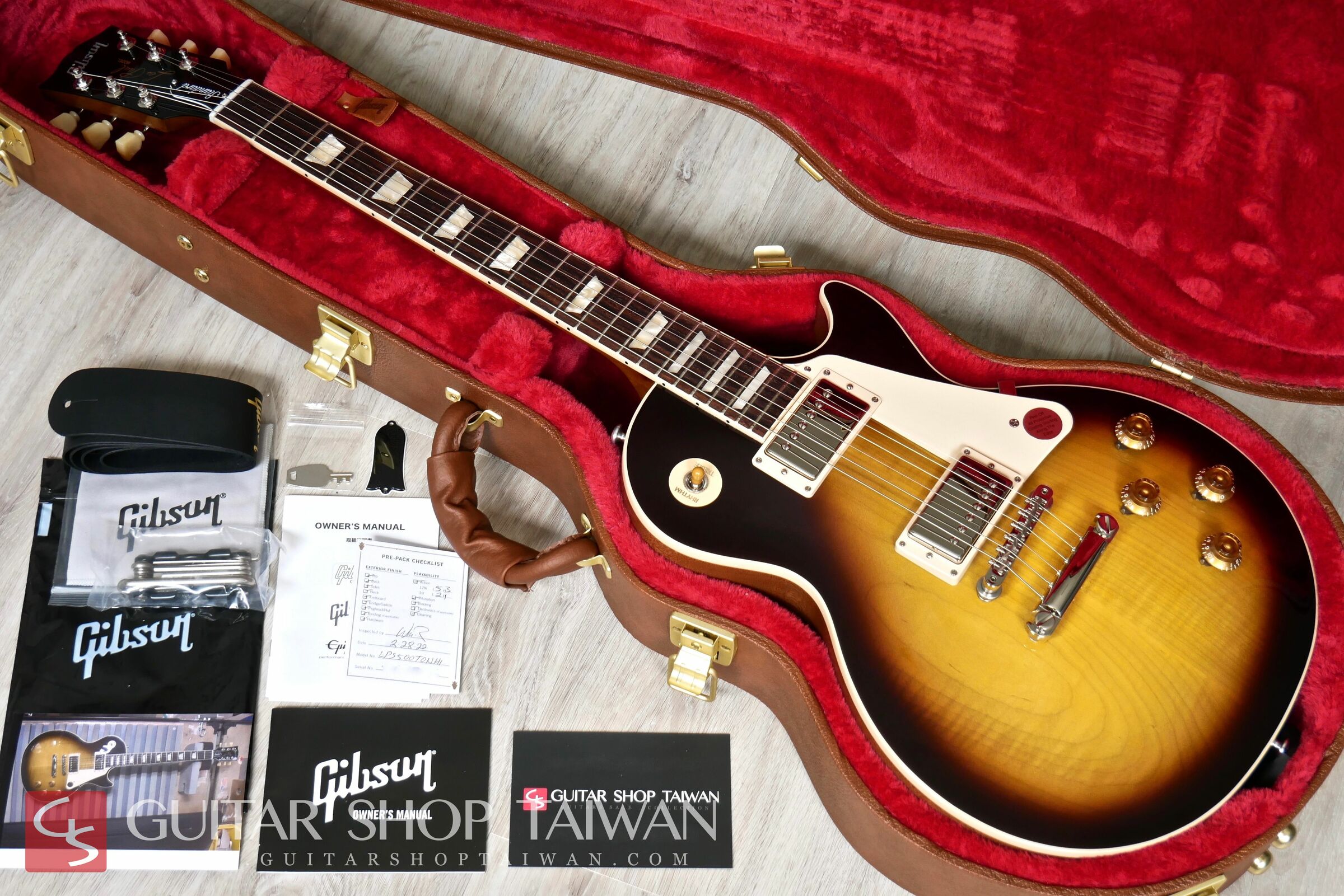 全新2022 Gibson Les Paul Standard 50s Tobacco Burst