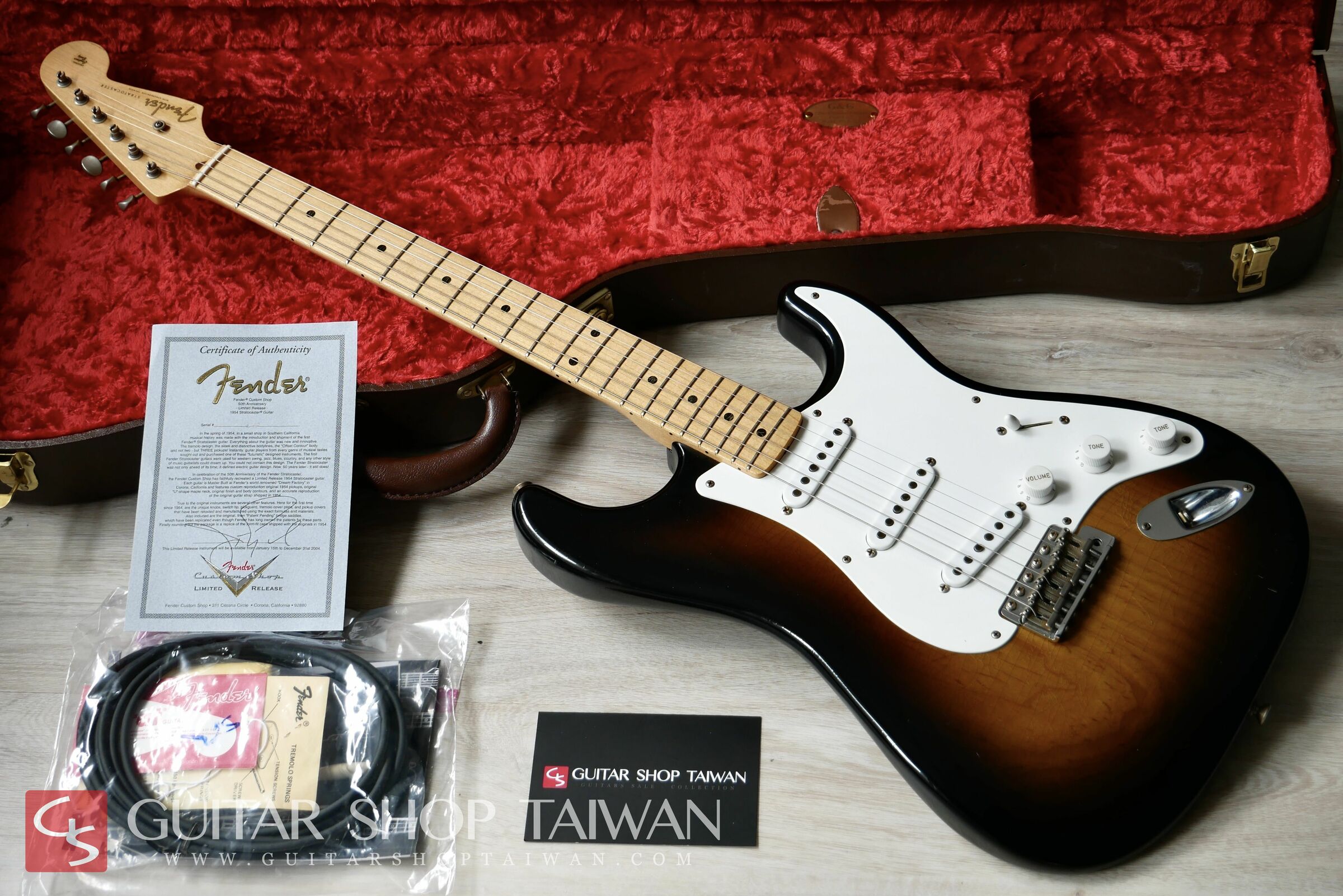 全新2004 Fender Custom Shop Masterbuilt 50th Anniversary 1954 