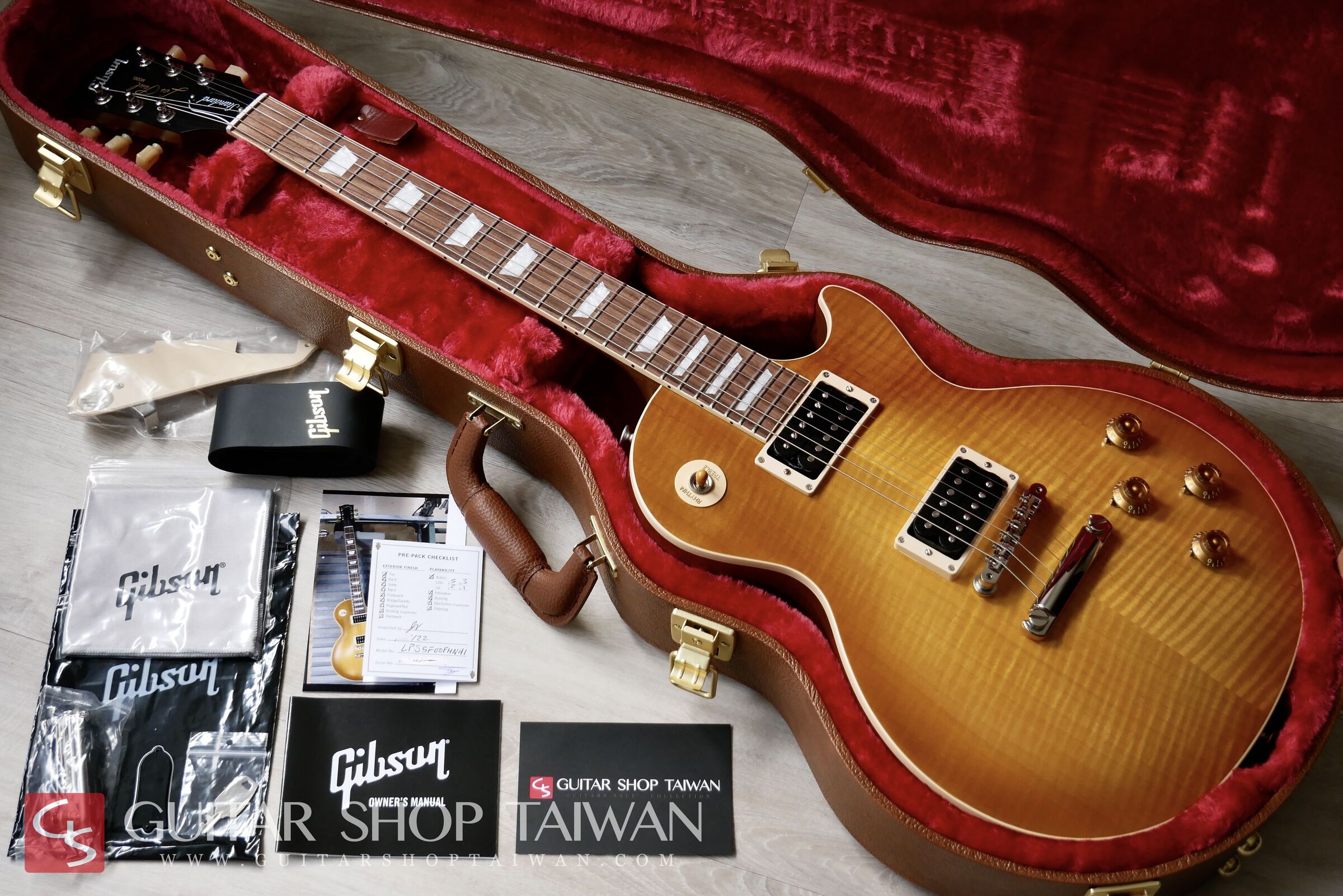 全新2022 Gibson Les Paul Standard 50s Faded-Vintage Honey Burst 