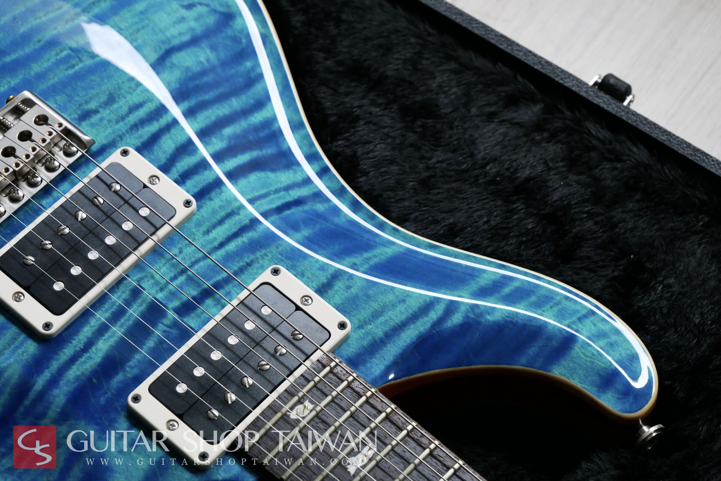 全新2019 PRS Custom 24 Blue Matteo – Guitar Shop Taiwan