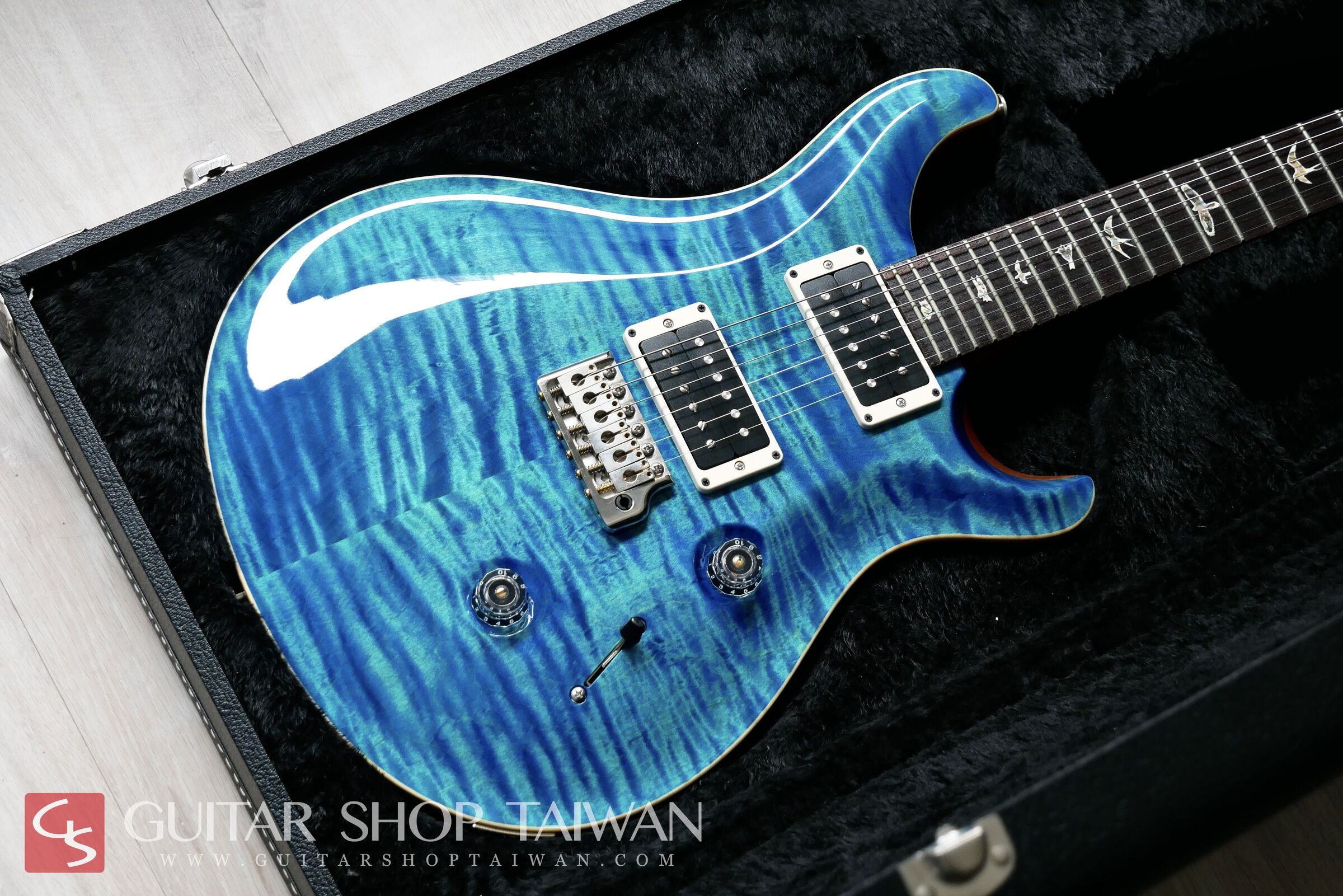 全新2019 PRS Custom 24 Blue Matteo – Guitar Shop Taiwan