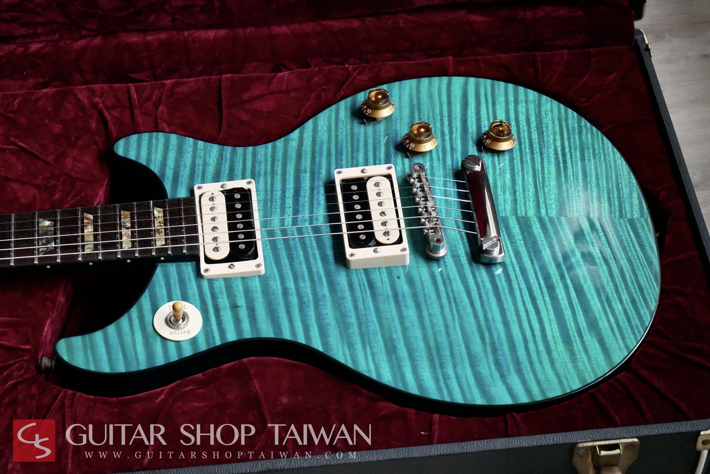 2013 Gibson Custom Shop Tak Matsumoto DC Standard Aqua Blue 松本 