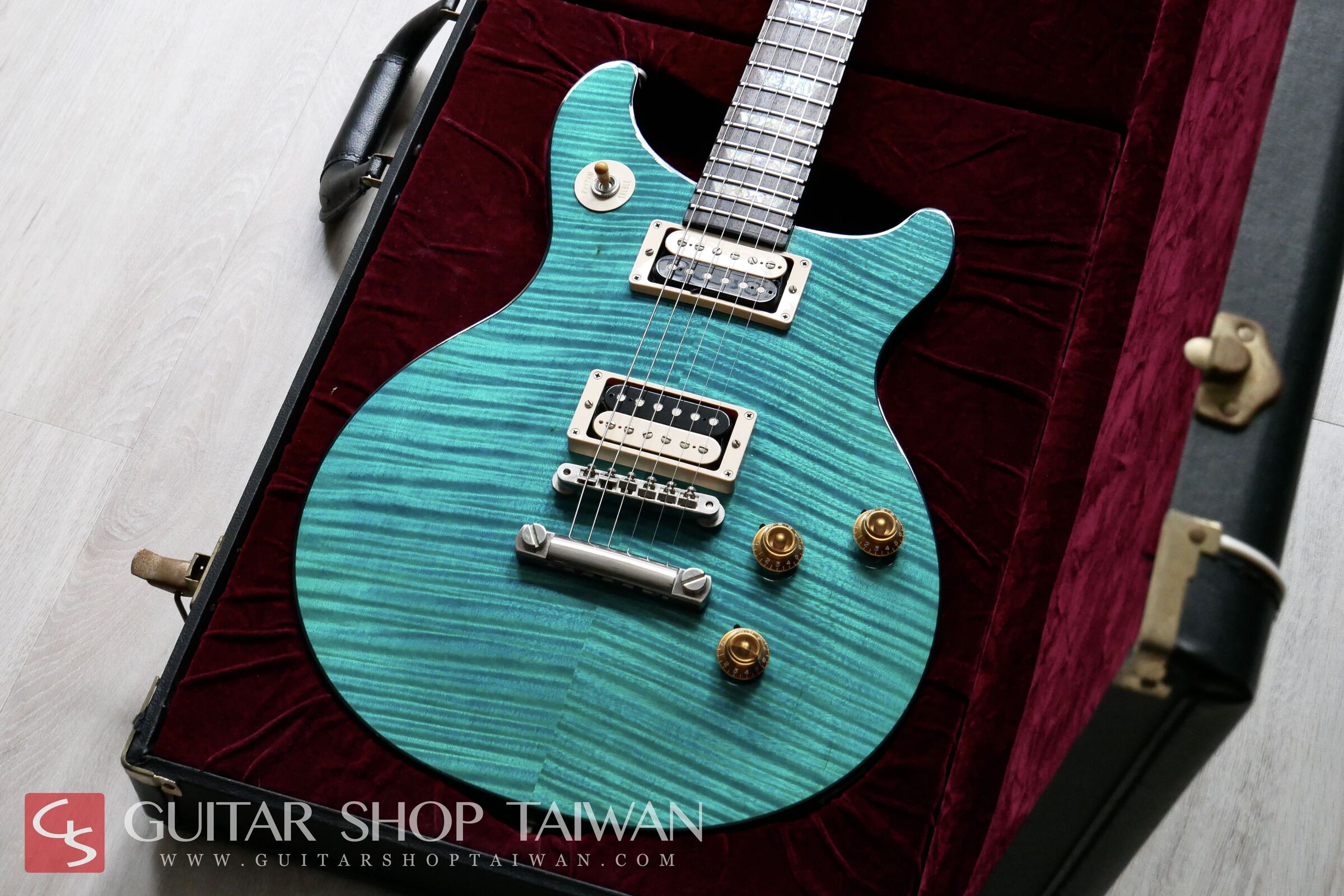 2013 Gibson Custom Shop Tak Matsumoto DC Standard Aqua Blue 松本 
