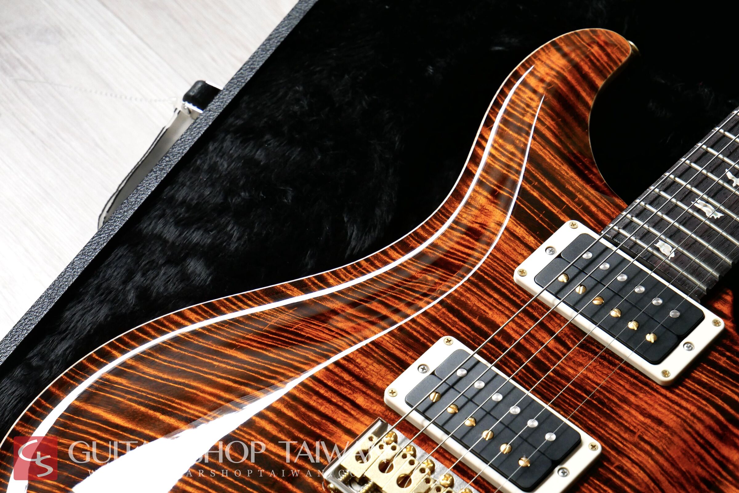 全新2023 PRS Custom 24 10Top-Orange Tiger – Guitar Shop Taiwan